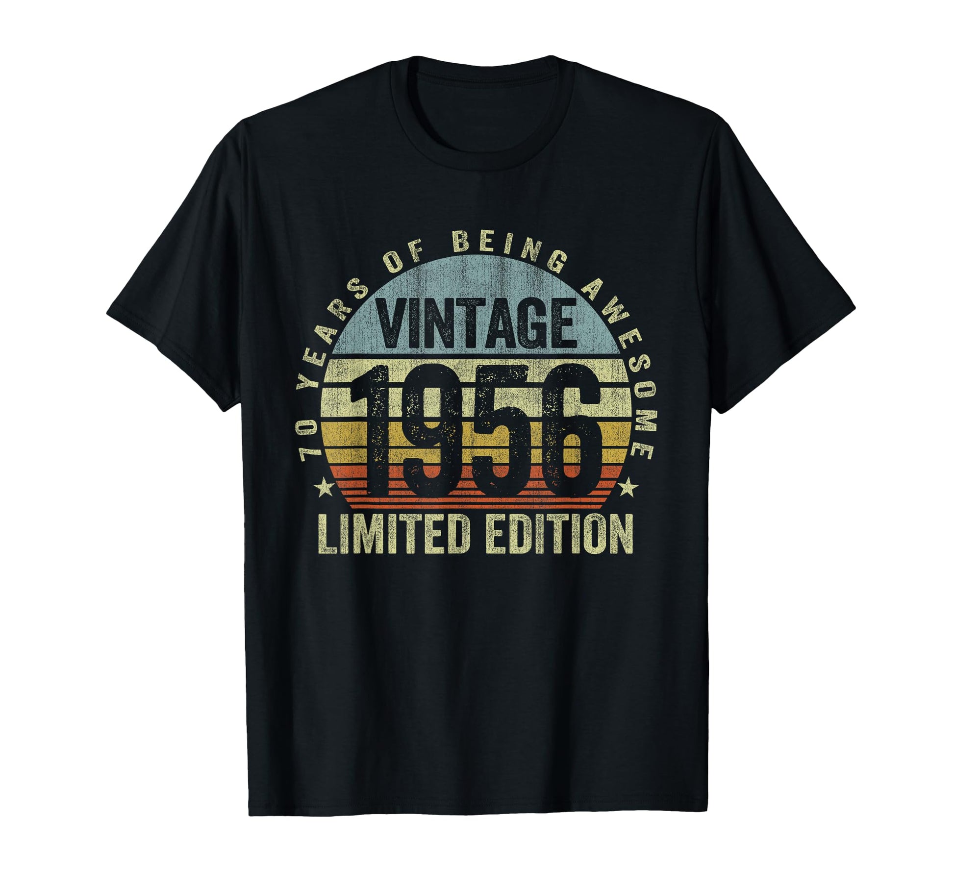 Born 1956 70Th Birthday Gifts 70 Years T-Shirt - Fun Novelty Design Unisex - T-Shirt, Sweatshirt, Hoodie