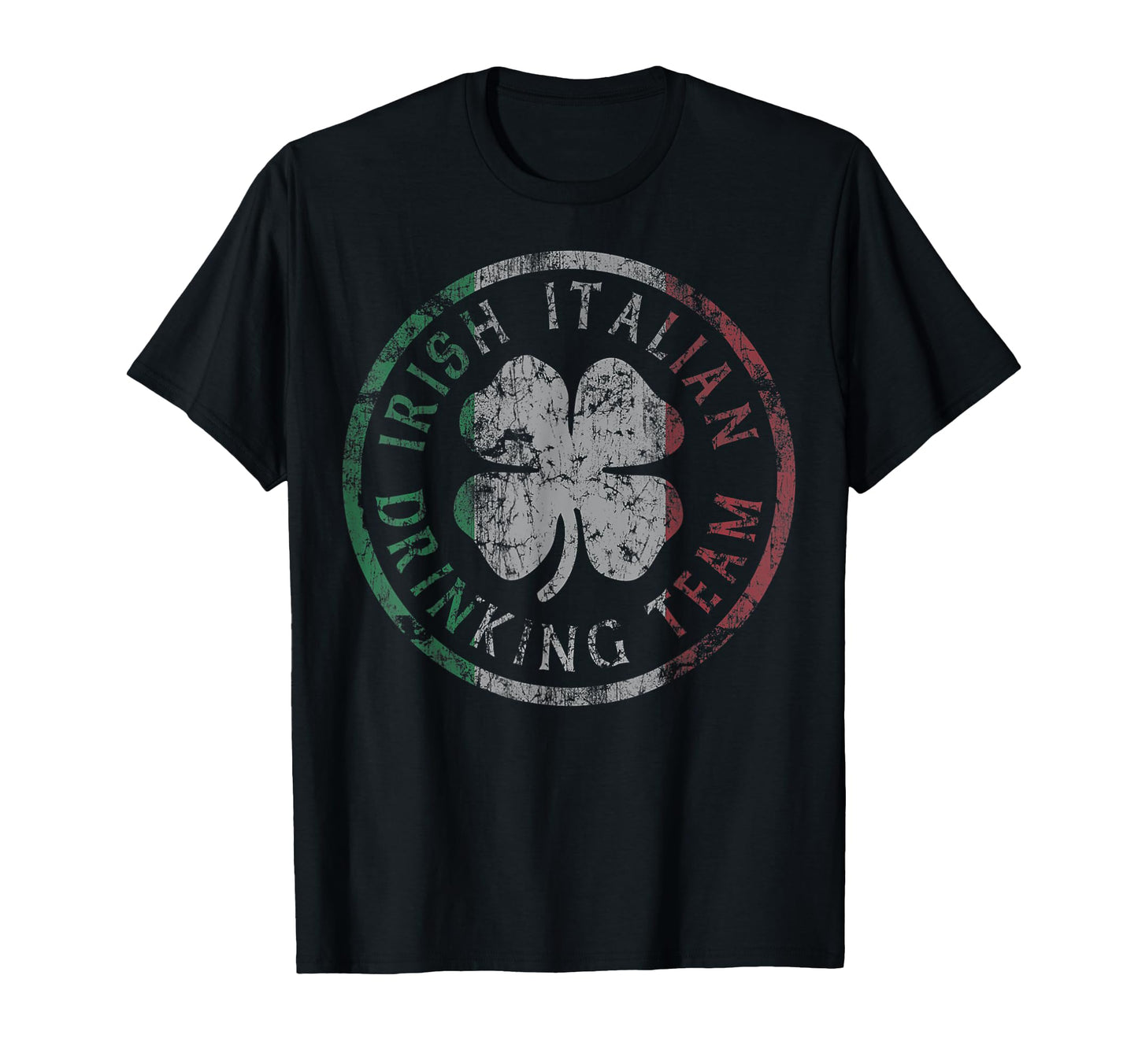 Irish Italian Drinking Team St Patricks T-Shirt - Minimalist Print Unisex - T-Shirt, Sweatshirt, Hoodie