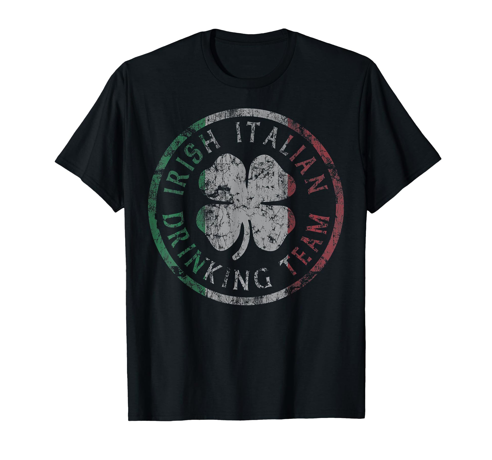 Irish Italian Drinking Team St Patricks T-Shirt - Minimalist Print Unisex - T-Shirt, Sweatshirt, Hoodie