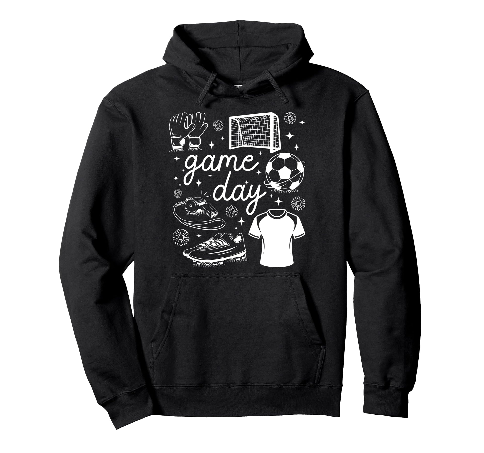 Game Day Funny Game Day Soccer Game Day Hoodie - Unique Graphic Unisex - T-Shirt, Sweatshirt, Hoodie