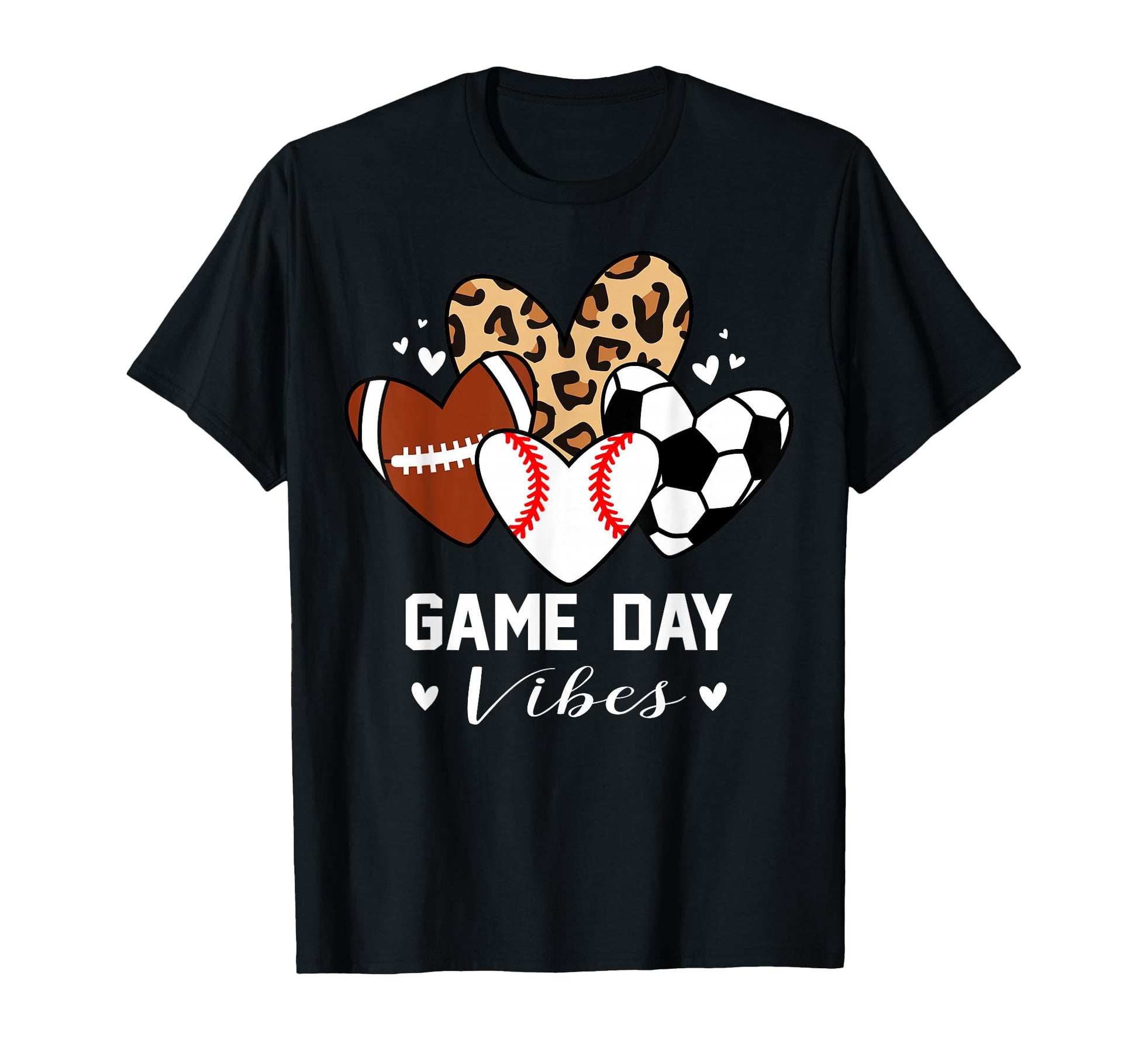 Game Day Vibes Funny Baseball Soccer T-Shirt - Novelty Apparel for Adults - T-Shirt, Sweatshirt, Hoodie