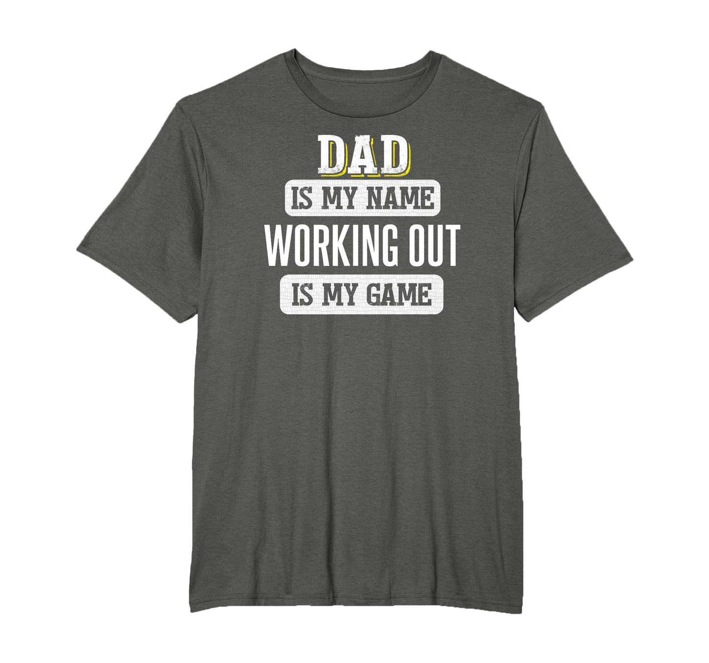 Funny Working Out Gift Dad Fathers T-Shirt - Custom Art Print for Adults - T-Shirt, Sweatshirt, Hoodie