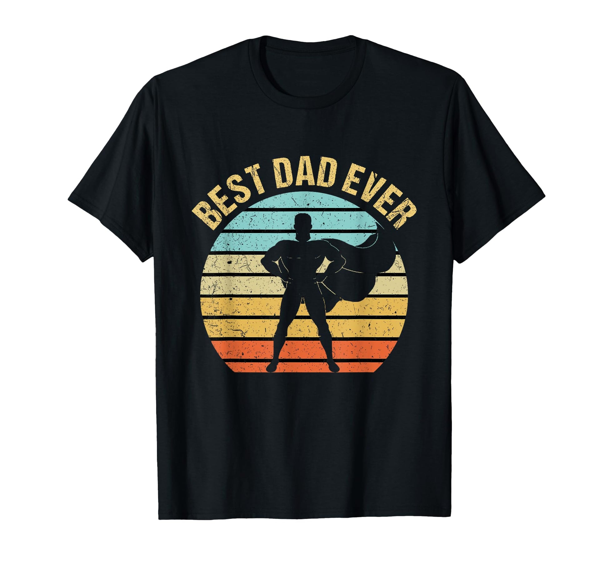 Mens Best Dad Ever Superhero Fathers Day T-Shirt - Unique Graphic Unisex - T-Shirt, Sweatshirt, Hoodie