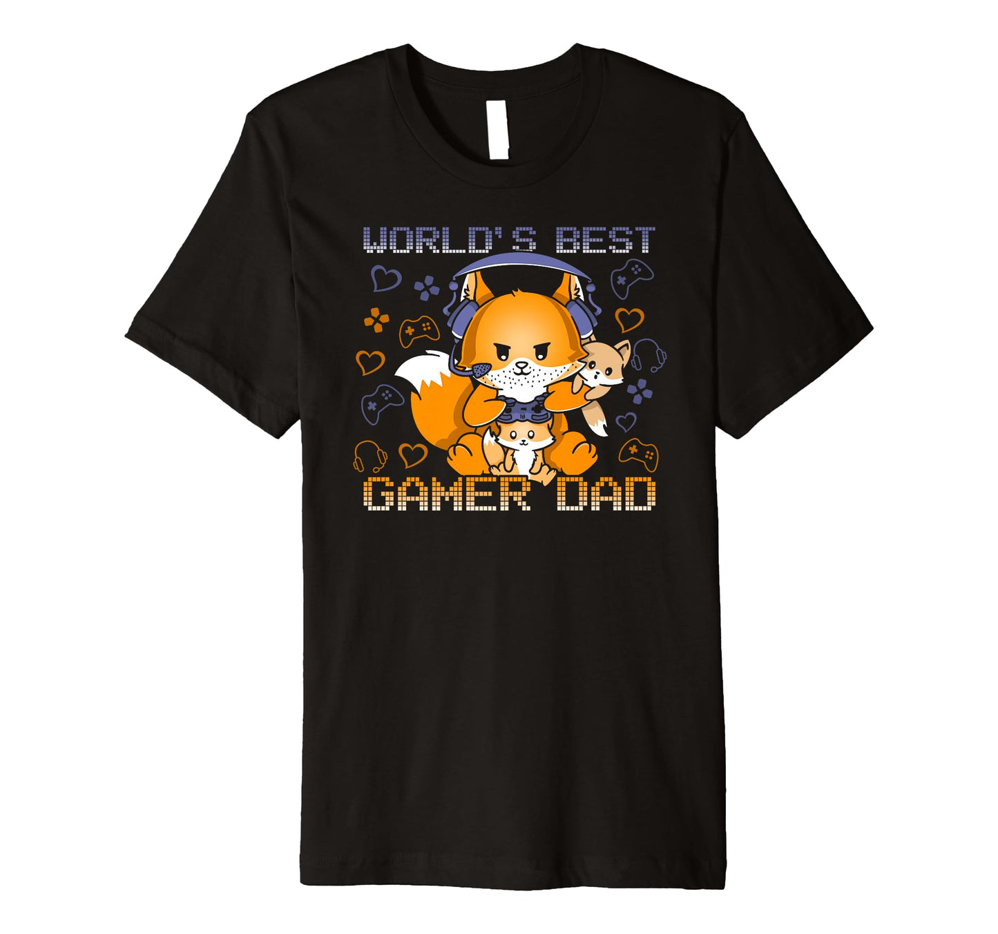Worlds Best Gamer Dad Fathers Day T-Shirt - Minimalist Print Unisex - T-Shirt, Sweatshirt, Hoodie