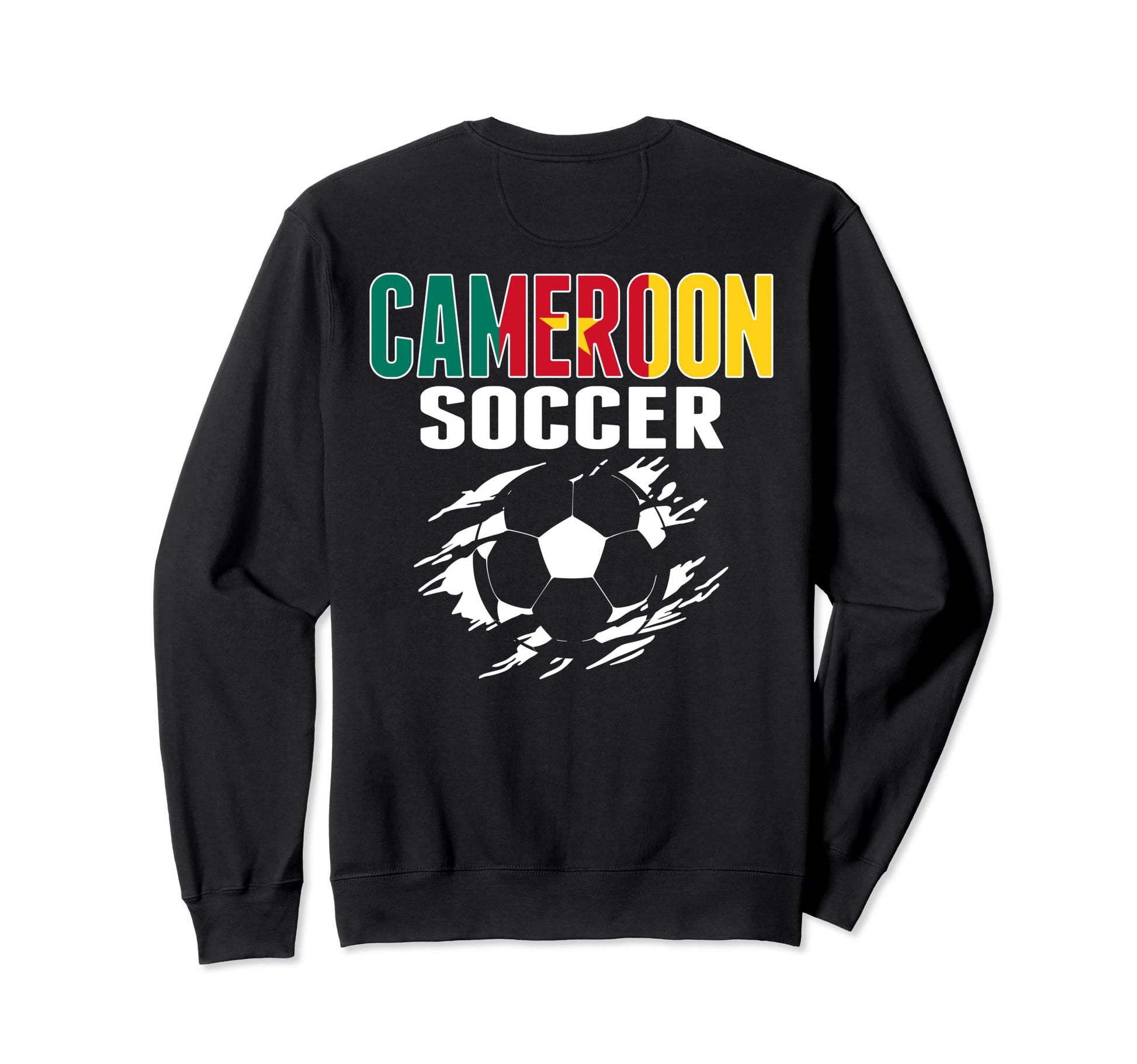 Cameroon Soccer Lovers Jersey Sweatshirt - Aesthetic Graphic Men Women - T-Shirt, Sweatshirt, Hoodie