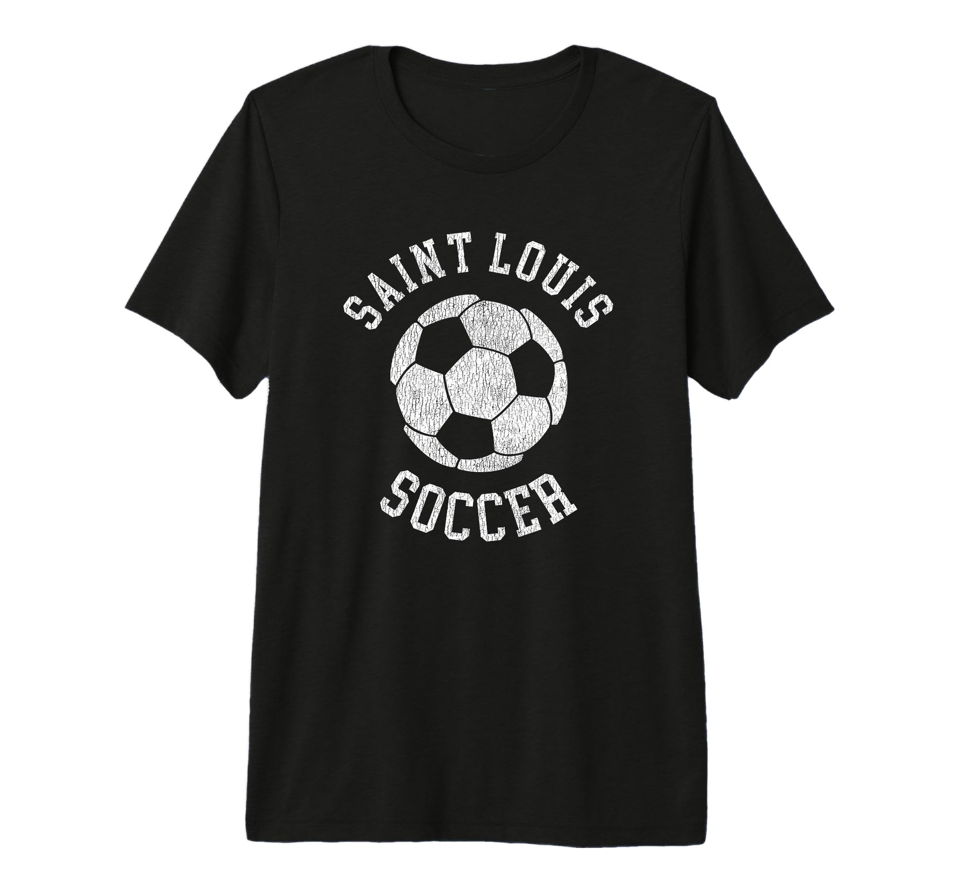 Saint Louis Soccer Distressed 90S Tri T-Shirt - Unique Graphic Men Women - T-Shirt, Sweatshirt, Hoodie