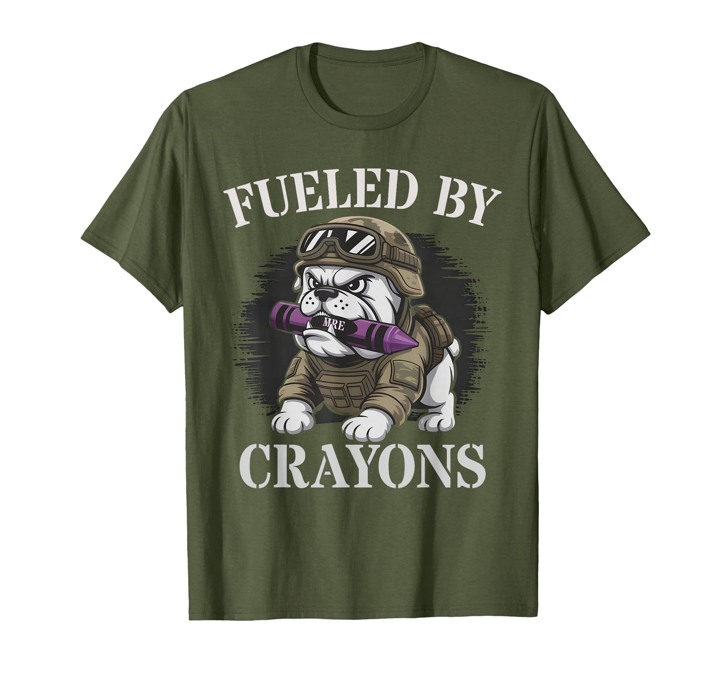 Sarcastic Fueled Crayons Grunt Dad T-Shirt - Custom Art Print for Adults - T-Shirt, Sweatshirt, Hoodie