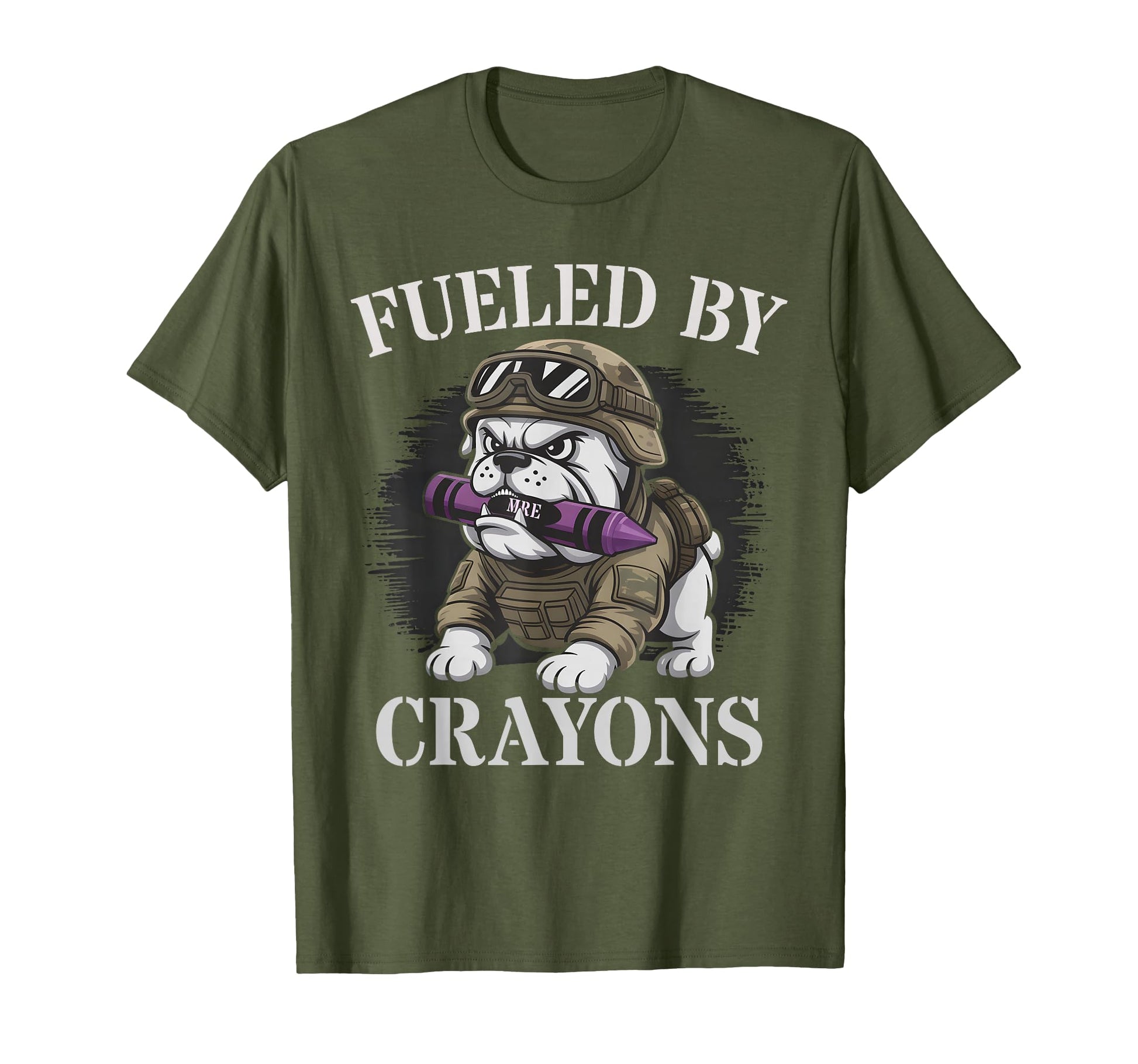 Sarcastic Fueled Crayons Grunt Dad T-Shirt - Custom Art Print for Adults - T-Shirt, Sweatshirt, Hoodie