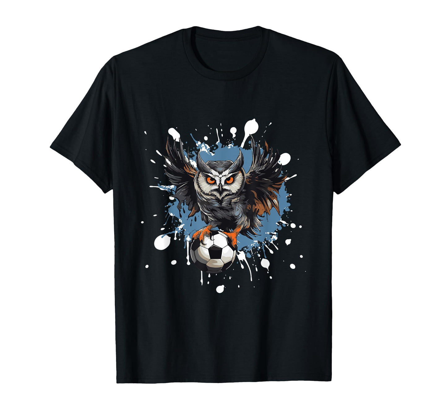 Owl Playing Soccer Sports Team Animal T-Shirt - Aesthetic Graphic Unisex - T-Shirt, Sweatshirt, Hoodie