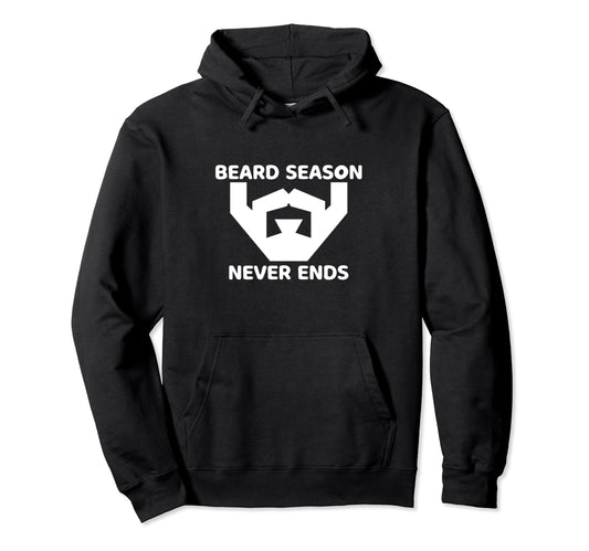Bearded Guy Funny Beard Lover Mustache I Hoodie - Minimalist Print Unisex - T-Shirt, Sweatshirt, Hoodie
