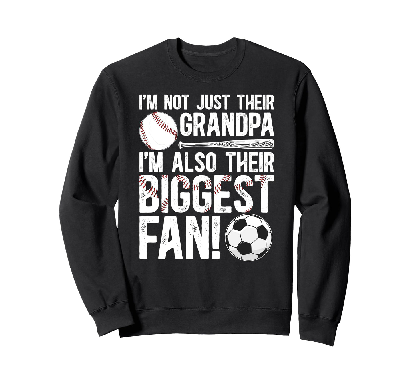 Their Biggest Fan Baseball Soccer Sweatshirt - Custom Art Print Unisex - T-Shirt, Sweatshirt, Hoodie