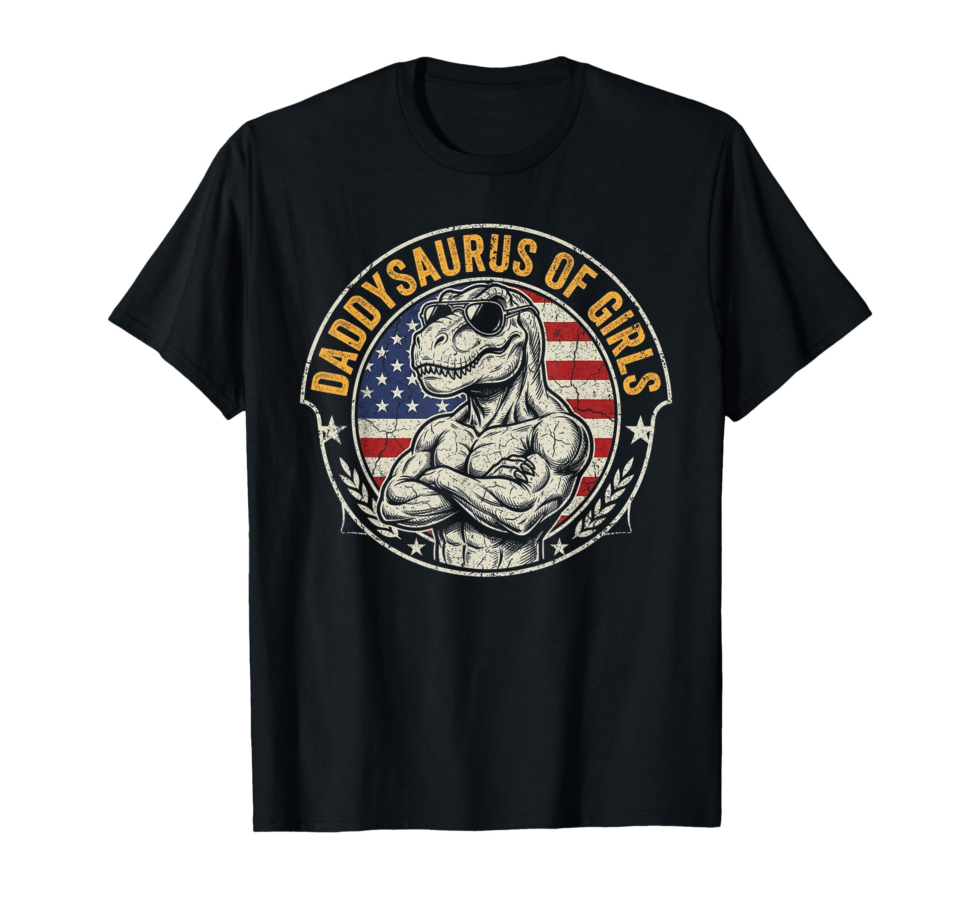 Daddy Saurus Daughter Dad Fathers Day T-Shirt - Fun Novelty Design Unisex - T-Shirt, Sweatshirt, Hoodie