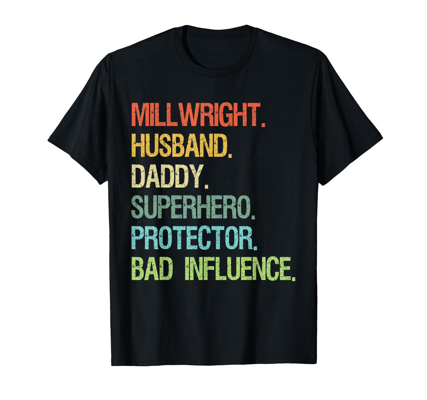 Millwright Husband Daddy Superhero T-Shirt - Unique Graphic for Adults - T-Shirt, Sweatshirt, Hoodie
