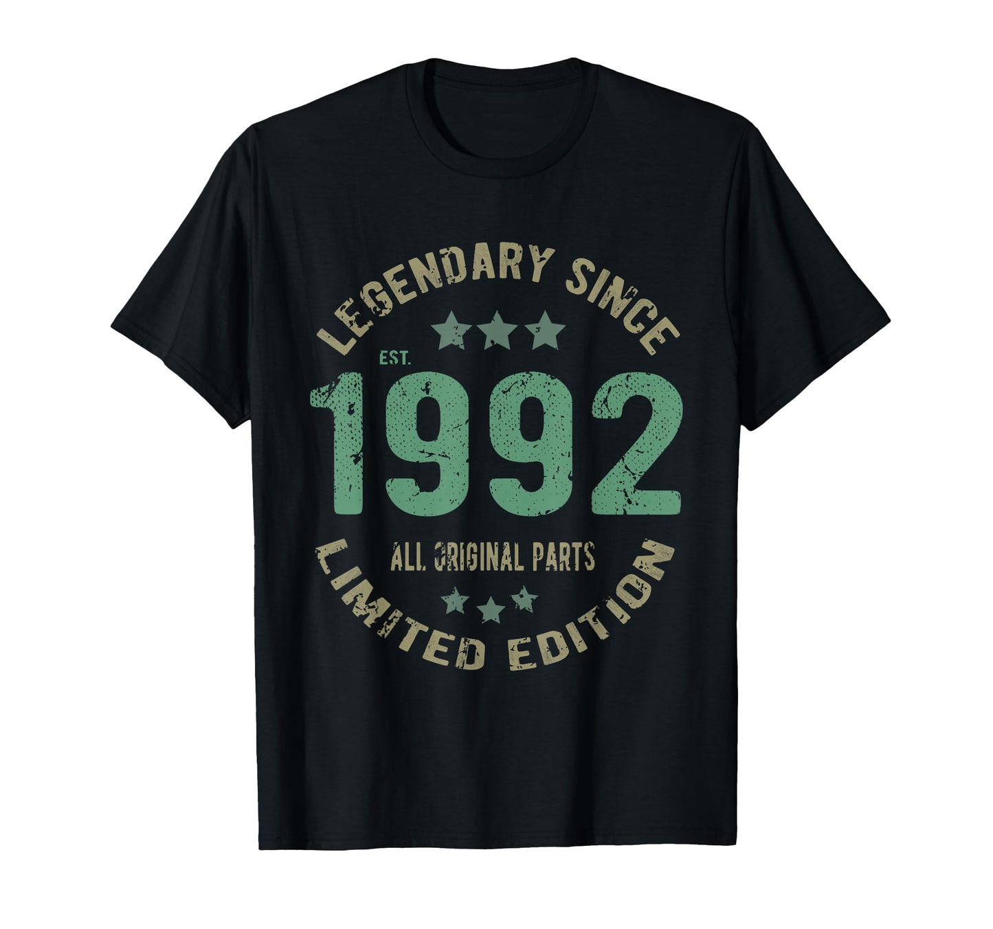 34 Year Old Bday Legend Since 1992 T-Shirt - Minimalist Print for Adults - T-Shirt, Sweatshirt, Hoodie