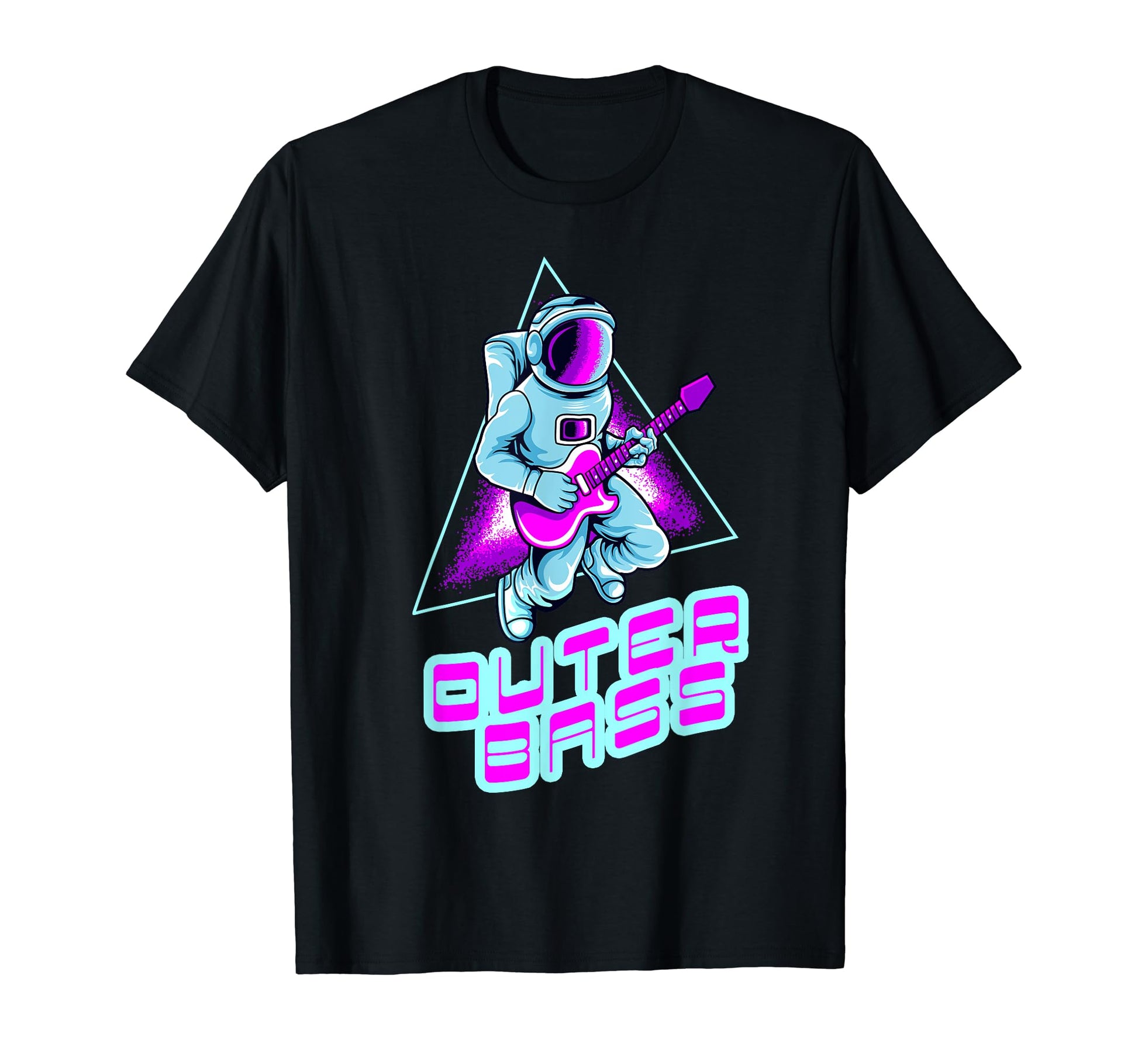 Guitar Playing Astronaut Vaporwave Funny T-Shirt - Streetwear Style Unisex - T-Shirt, Sweatshirt, Hoodie