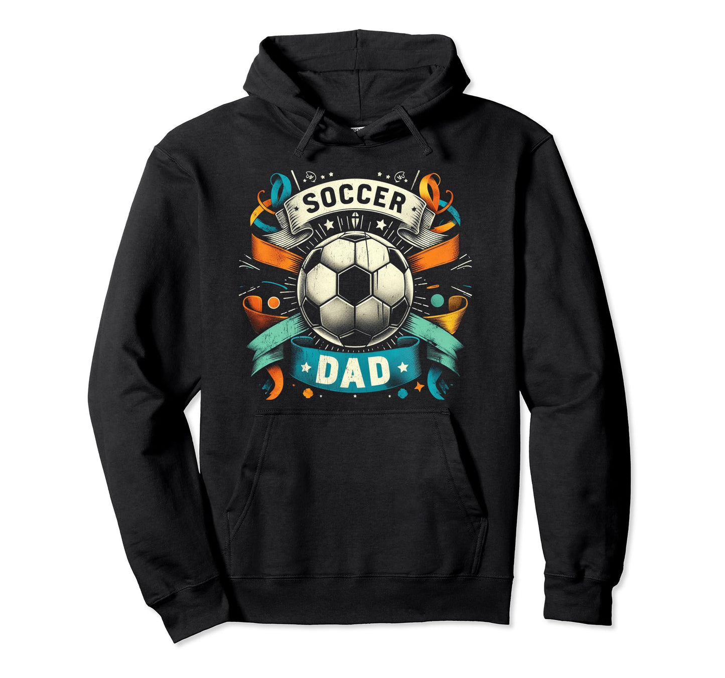 Soccer Dad Family Matching Dad Fathers Hoodie - Custom Art Print Men Women - T-Shirt, Sweatshirt, Hoodie