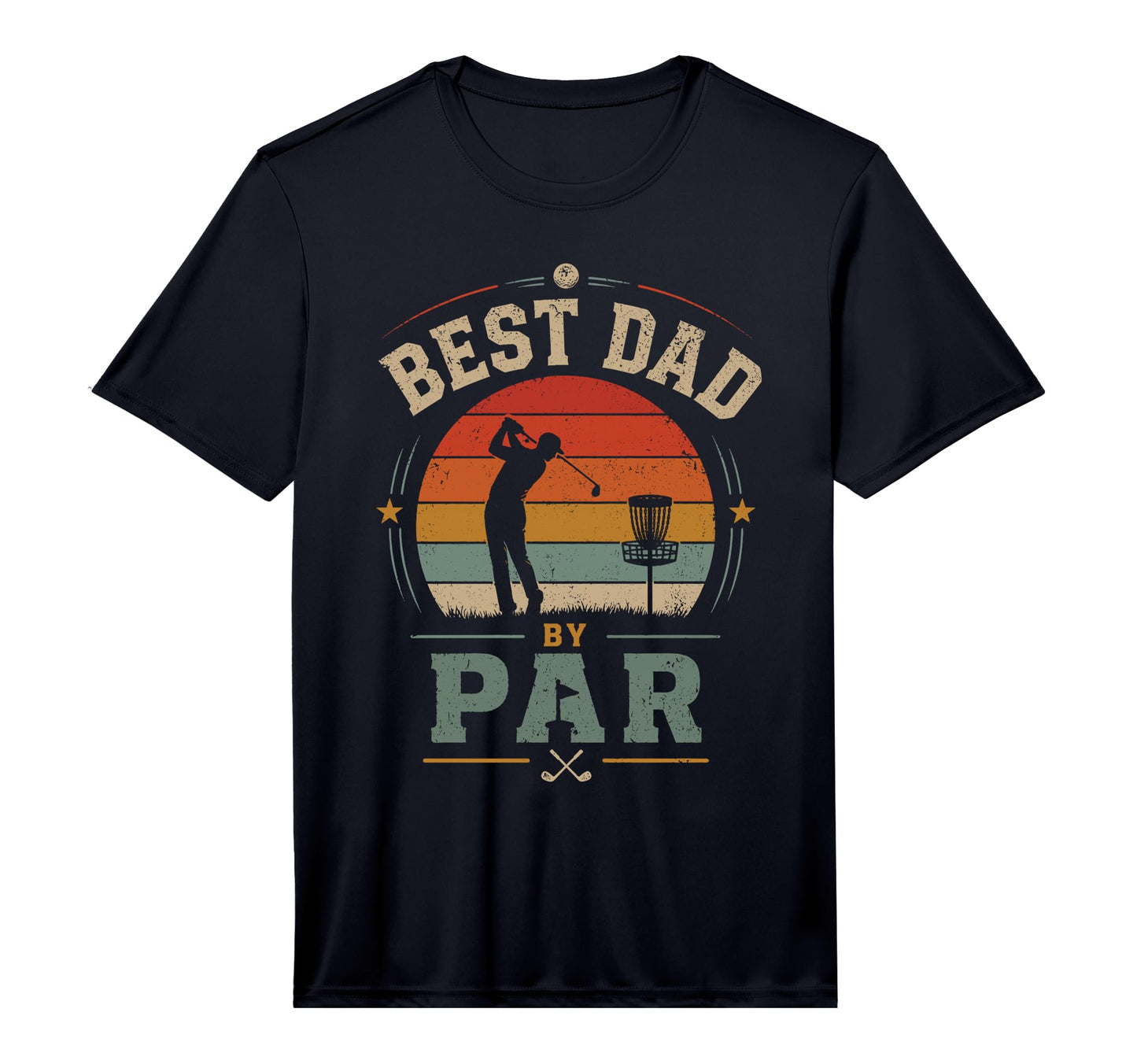 Best Dad Par Golf Disc Golf Father T-Shirt - Unique Graphic Unisex - T-Shirt, Sweatshirt, Hoodie