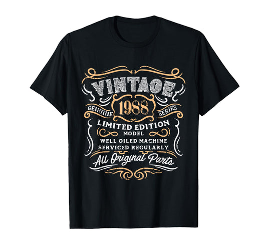 1988 Funny 31St Birthday Gift Dad T-Shirt - Trendy Graphic Unisex - T-Shirt, Sweatshirt, Hoodie