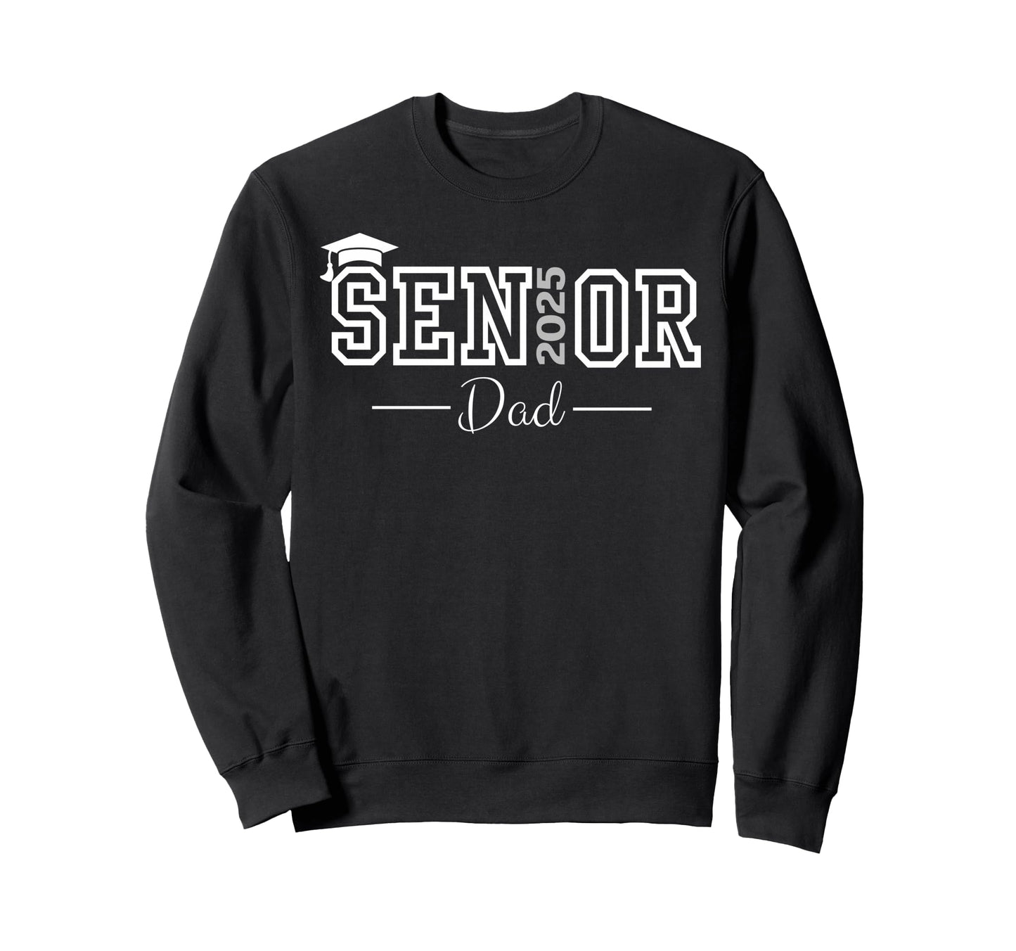 Heart Graduate Proud Dad Senior Sweatshirt - Aesthetic Graphic for Adults - T-Shirt, Sweatshirt, Hoodie