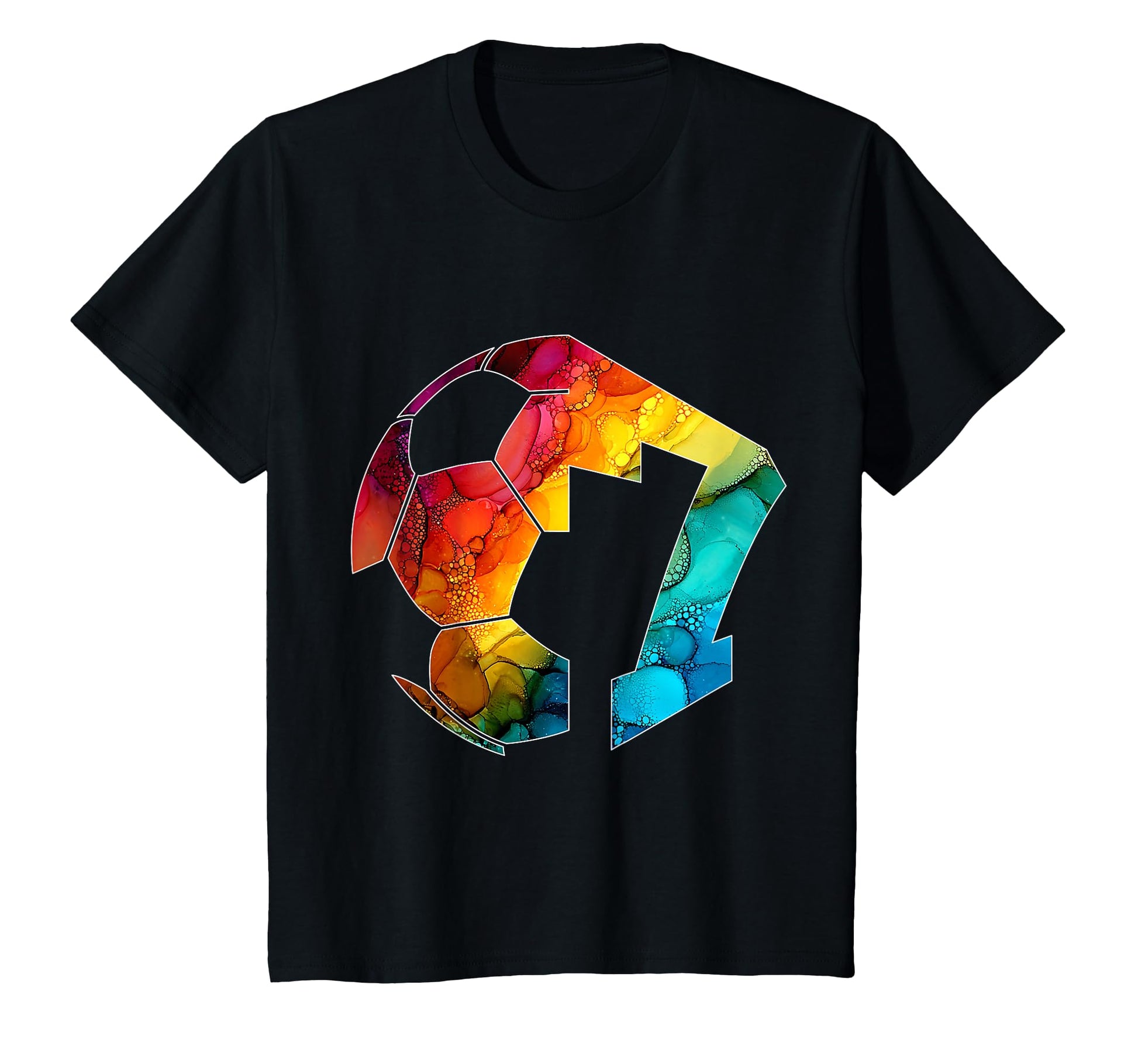 Number 7 Years Soccer 7Th Birthday T-Shirt - Aesthetic Graphic for Adults - T-Shirt, Sweatshirt, Hoodie