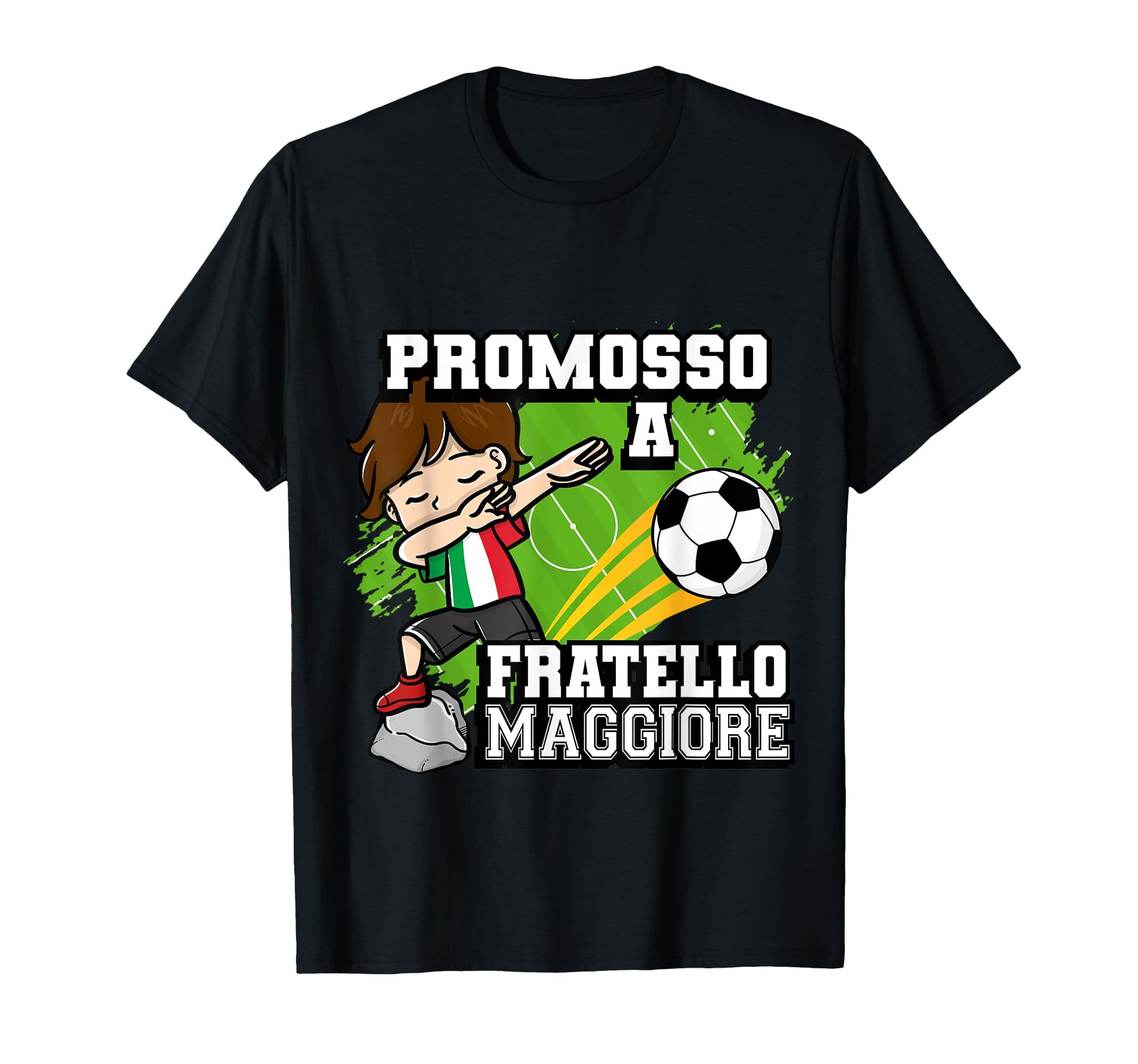 Promoted To Big Brother Soccer Player T-Shirt - Trendy Graphic Unisex - T-Shirt, Sweatshirt, Hoodie