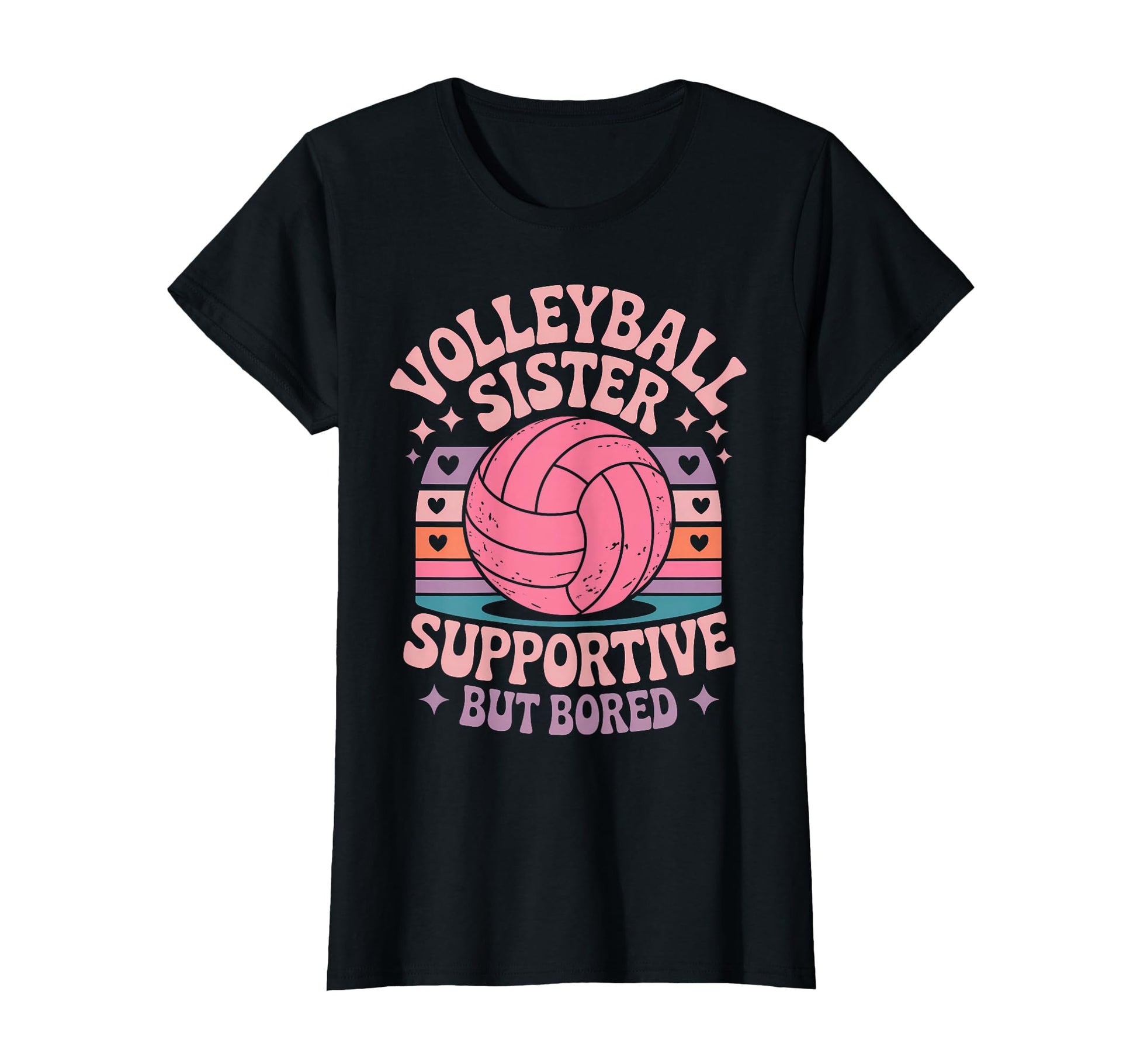 Funny Volleyball Volleyball Sister Sweatshirt - Unique Graphic Men Women - T-Shirt, Sweatshirt, Hoodie