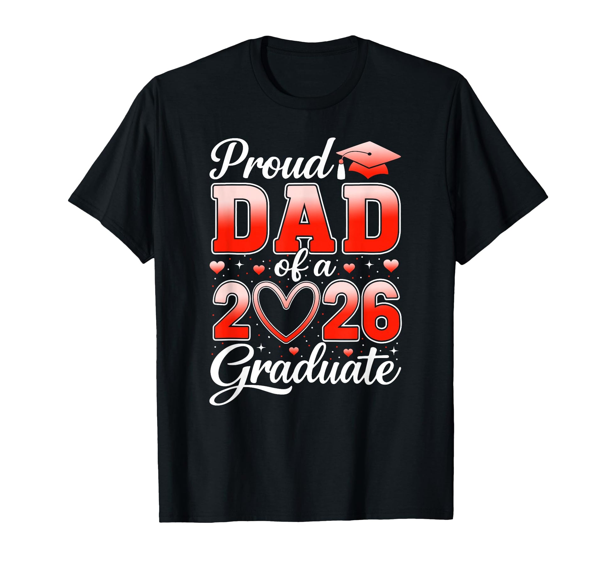 Senior 2026 Graduation Proud Dad T-Shirt - Aesthetic Graphic for Adults - T-Shirt, Sweatshirt, Hoodie