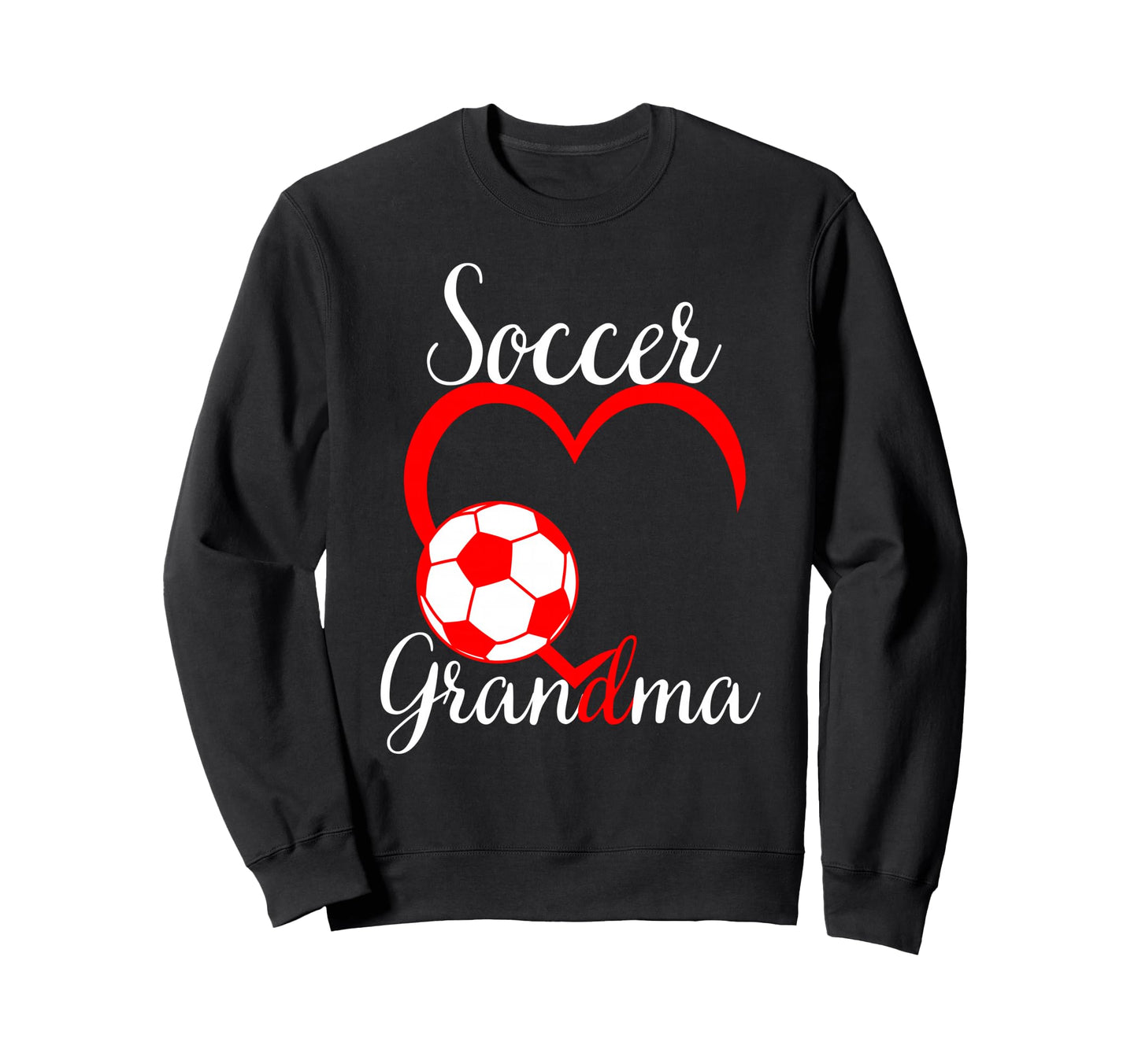 Funny Grandma Proud Soccer Lover Sweatshirt - Custom Art Print for Adults - T-Shirt, Sweatshirt, Hoodie