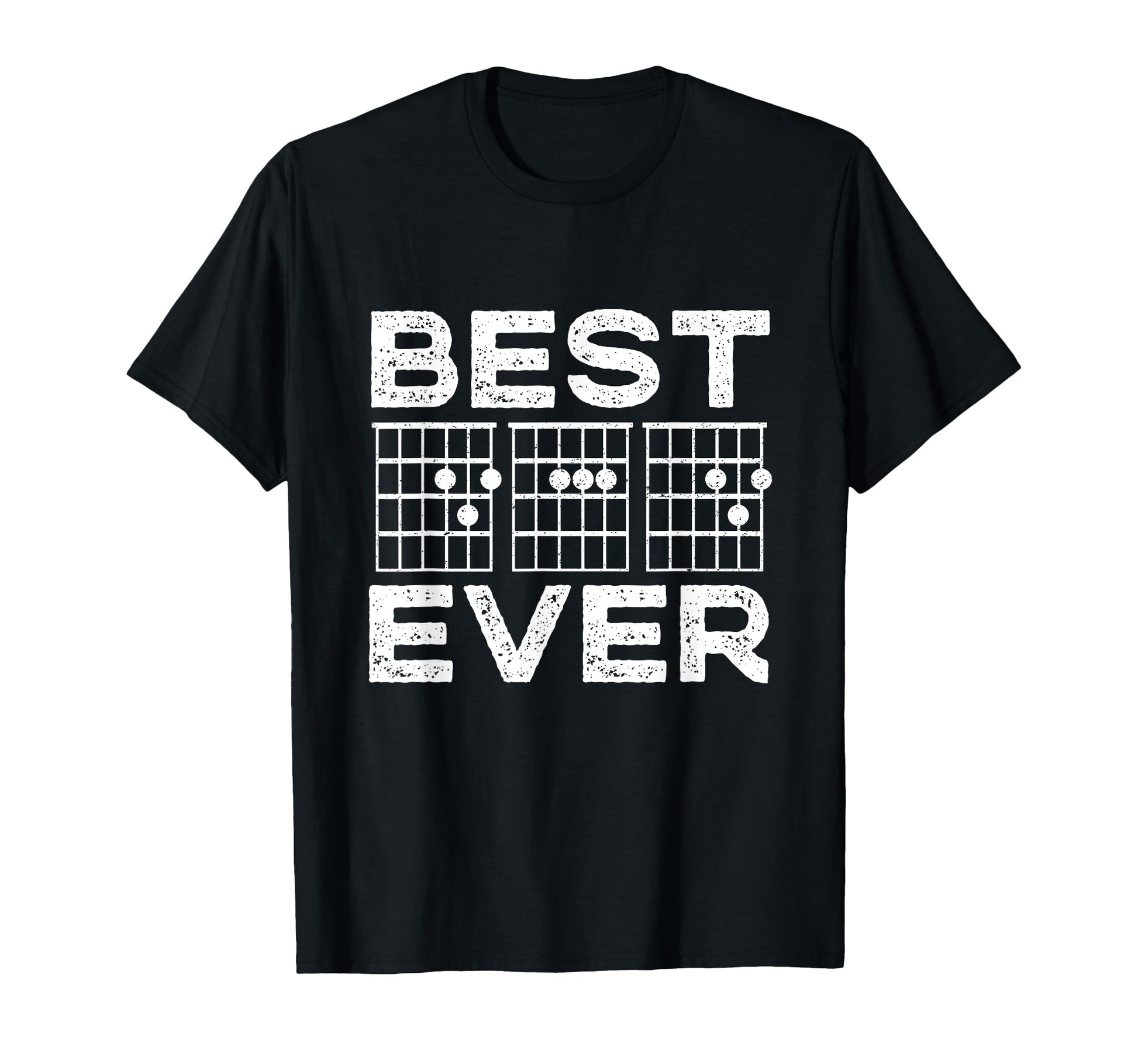 Best Dad Ever Guitar Chords Guitarist T-Shirt - Custom Art Print Men Women - T-Shirt, Sweatshirt, Hoodie