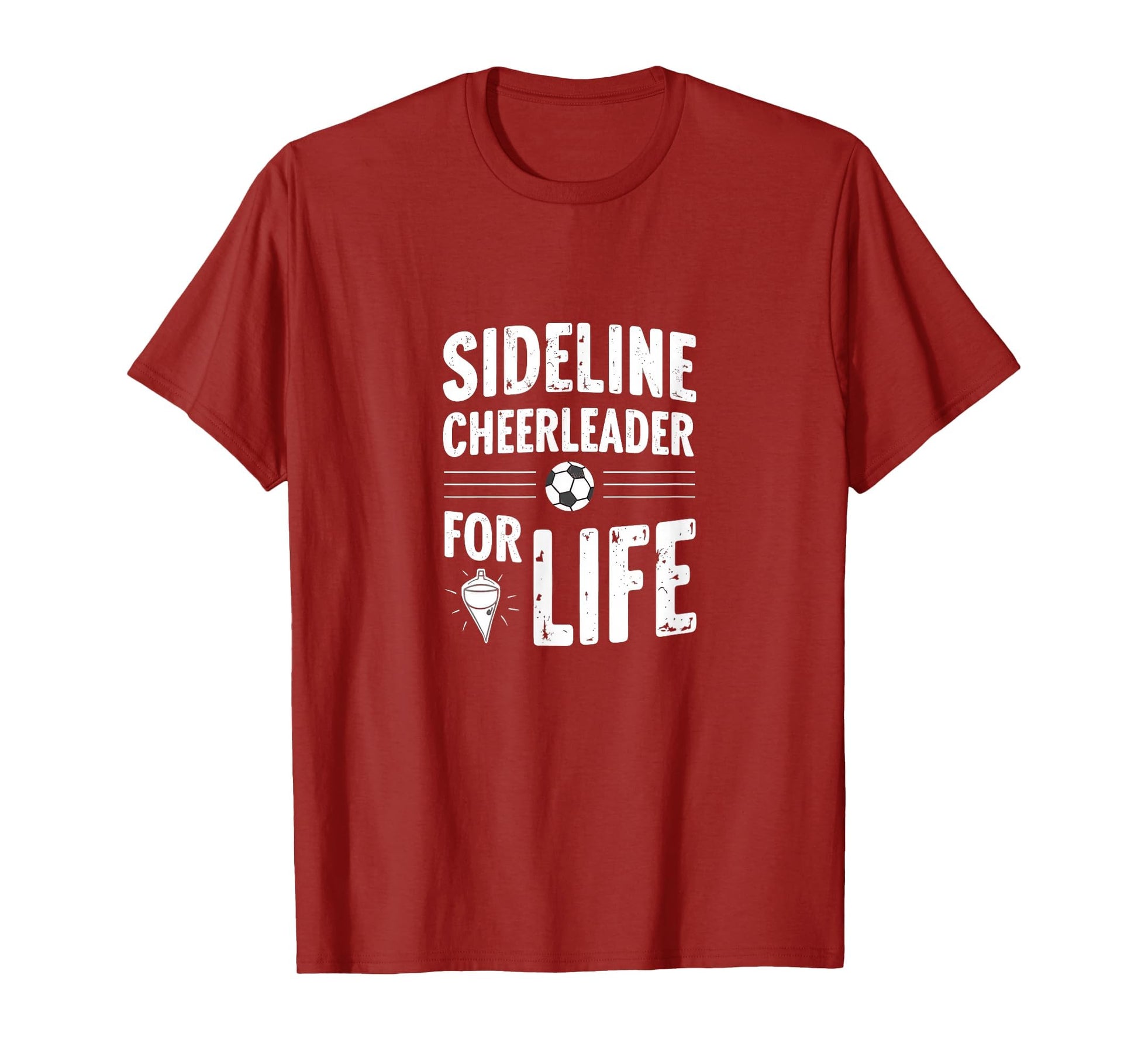 Soccer Mom Sideline Cheerleader Life T-Shirt - Unique Graphic Men Women - T-Shirt, Sweatshirt, Hoodie