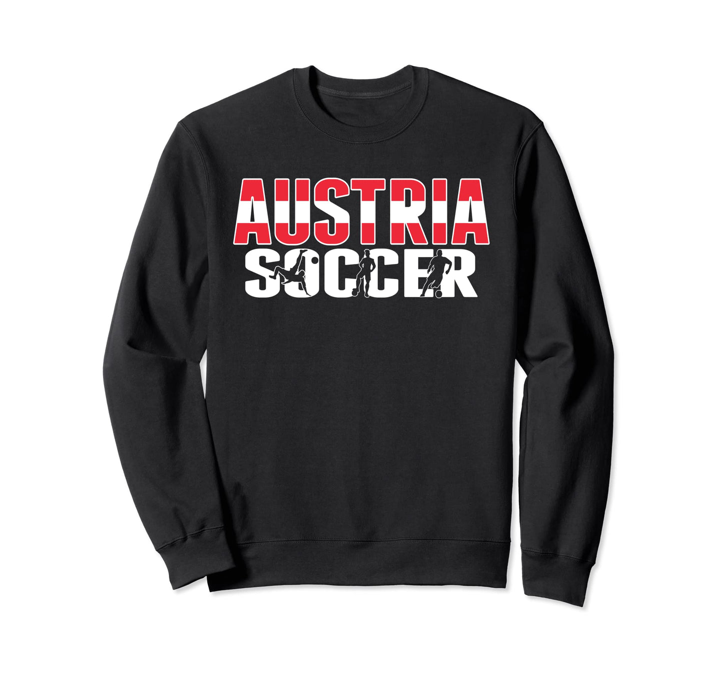 Austria Soccer Fans Jersey Austrian Sweatshirt - Aesthetic Graphic Unisex - T-Shirt, Sweatshirt, Hoodie