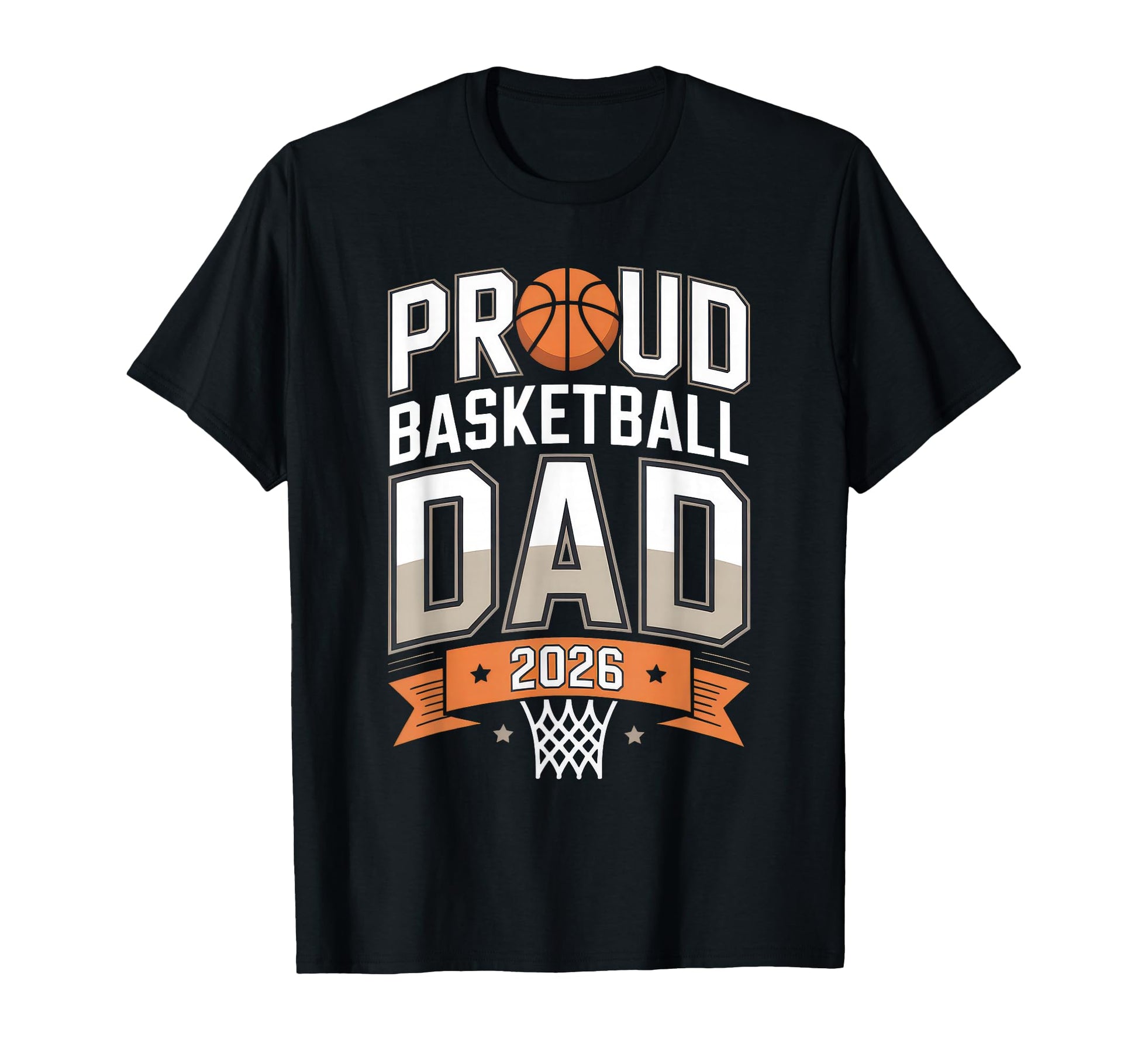 Proud Basketball Dad 2026 Graduation T-Shirt - Aesthetic Graphic Unisex - T-Shirt, Sweatshirt, Hoodie
