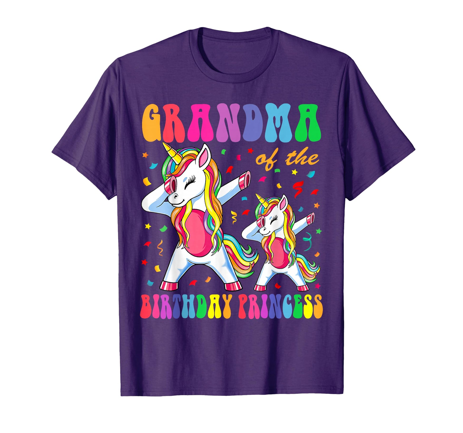 Grandma Birthday Princess Dabbing T-Shirt - Casual Everyday Wear Unisex - T-Shirt, Sweatshirt, Hoodie