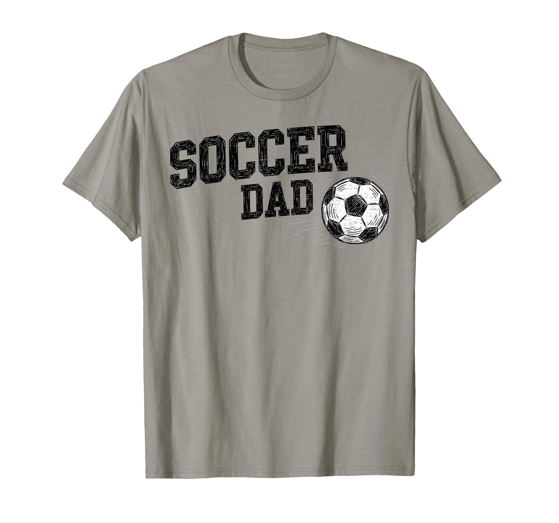 Bold Soccer Dad Typography Action Ball T-Shirt - Trendy Graphic Unisex - T-Shirt, Sweatshirt, Hoodie