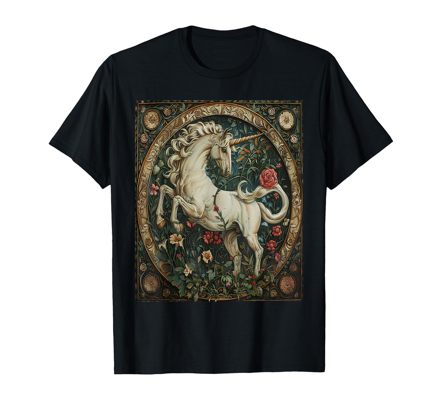 White Majestic Unicorn Ancient T-Shirt - Fun Novelty Design Men Women - T-Shirt, Sweatshirt, Hoodie