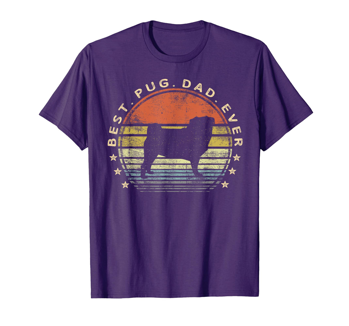 Best Pug Dad Ever Dog Lover T-Shirt - Casual Everyday Wear for Adults - T-Shirt, Sweatshirt, Hoodie