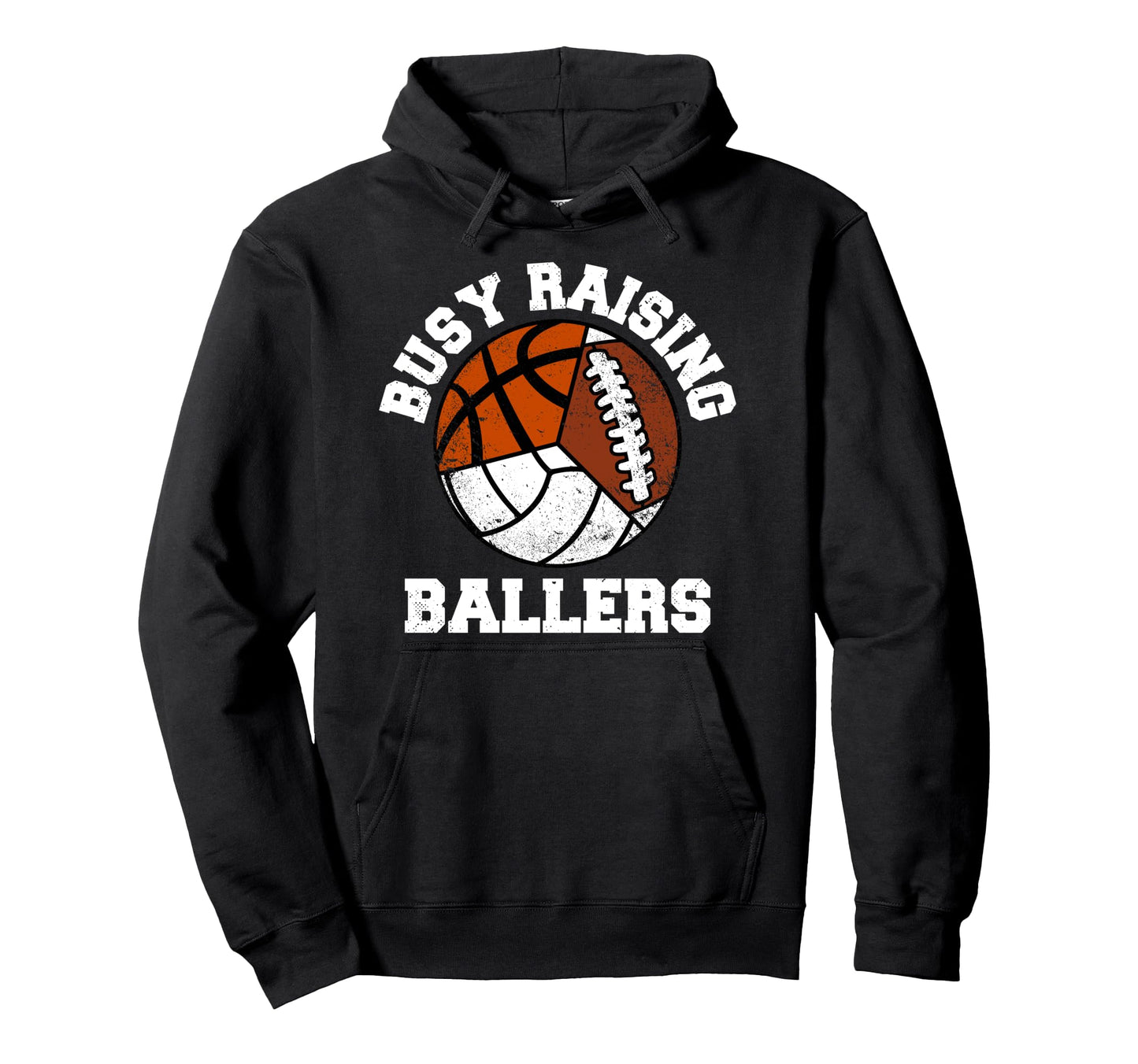Busy Raising Ballers Volleyball Hoodie - Aesthetic Graphic Men Women - T-Shirt, Sweatshirt, Hoodie