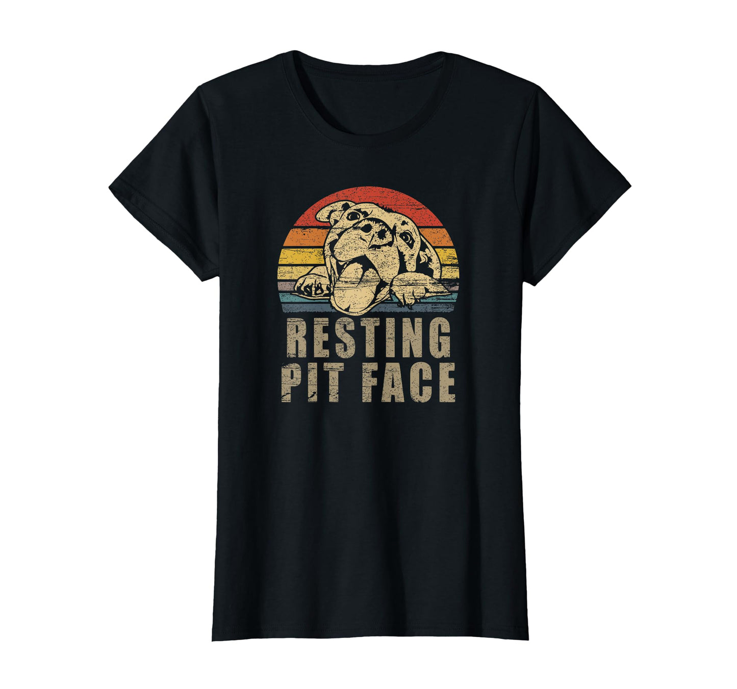 Pitbull Love Resting Pit Face Pitbull T-Shirt - Trendy Graphic Men Women - T-Shirt, Sweatshirt, Hoodie