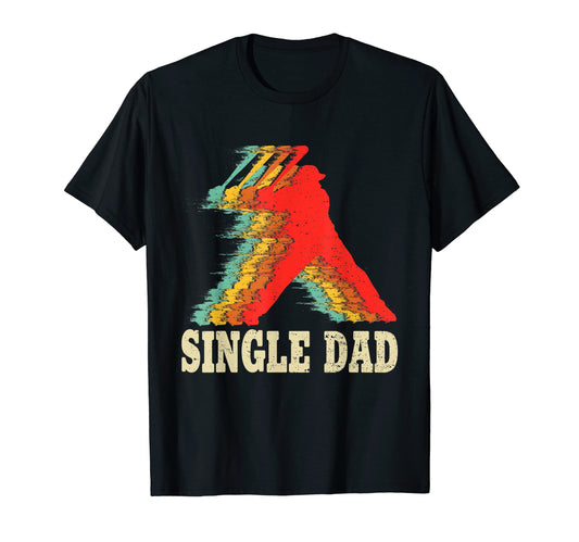 Baseball Single Dad Game Day Player T-Shirt - Aesthetic Graphic for Adults - T-Shirt, Sweatshirt, Hoodie