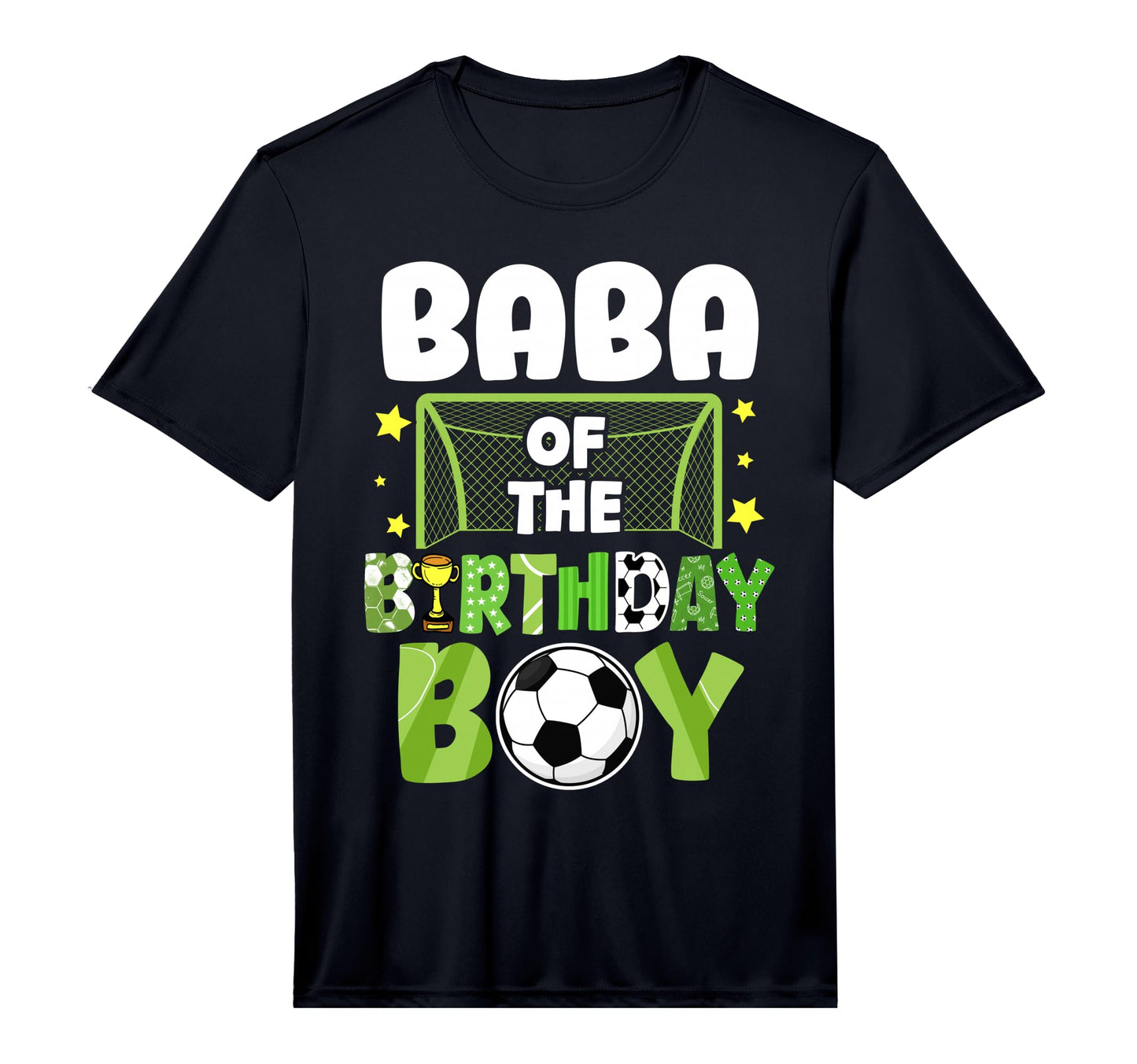 Mens Soccer Baba Birthday Party Soccer T-Shirt - Graphic Print Men Women - T-Shirt, Sweatshirt, Hoodie