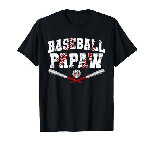 Baseball Papaw Baseball Lover Fathers T-Shirt - Novelty Apparel for Adults - T-Shirt, Sweatshirt, Hoodie