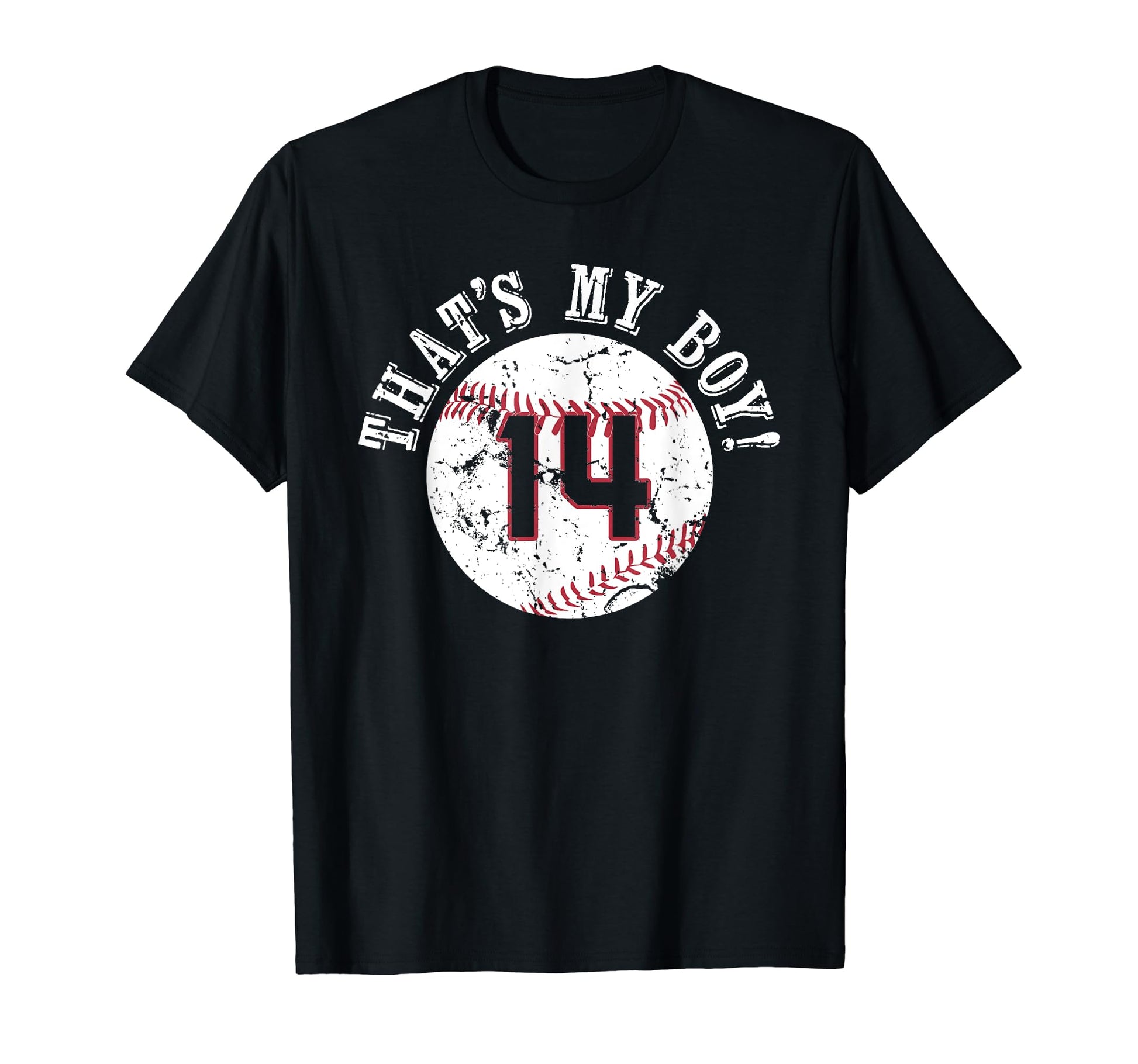 Unique Thats My 14 Baseball Player Mom T-Shirt - Minimalist Print Unisex - T-Shirt, Sweatshirt, Hoodie