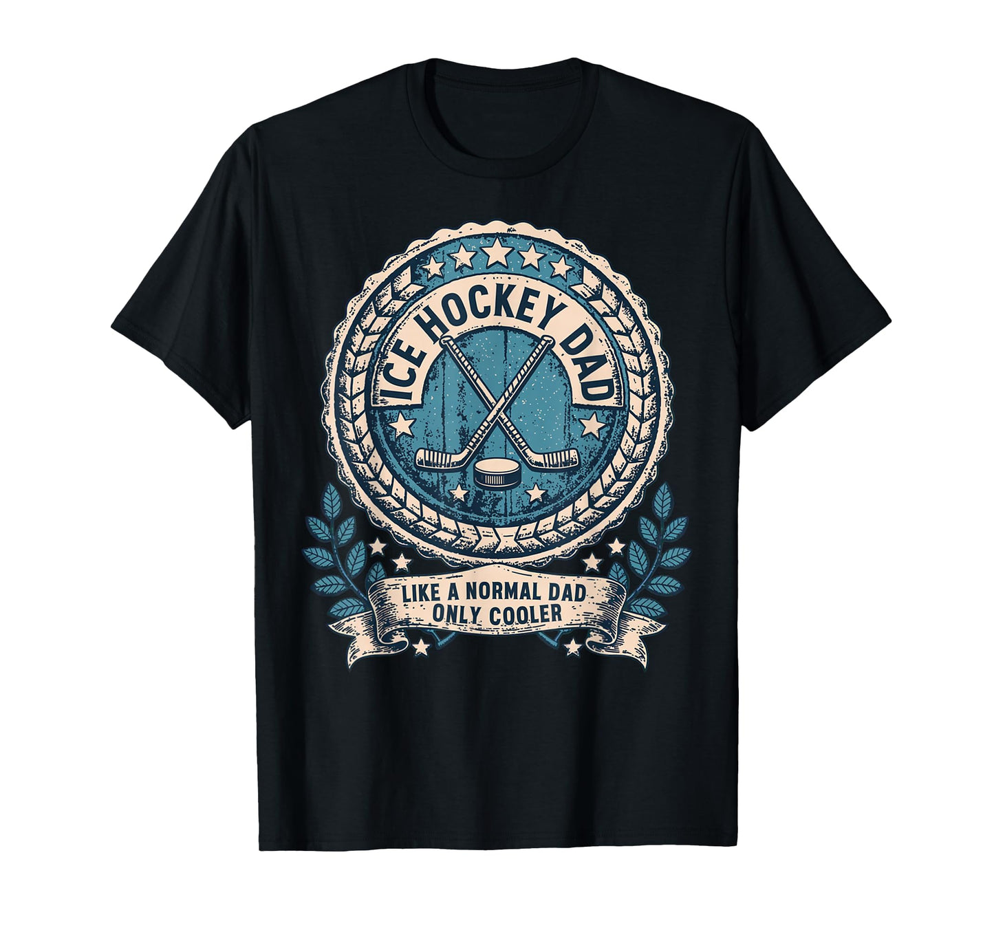 Usa Ice Hockey Dad Like Normal Dad T-Shirt - Streetwear Style for Adults - T-Shirt, Sweatshirt, Hoodie