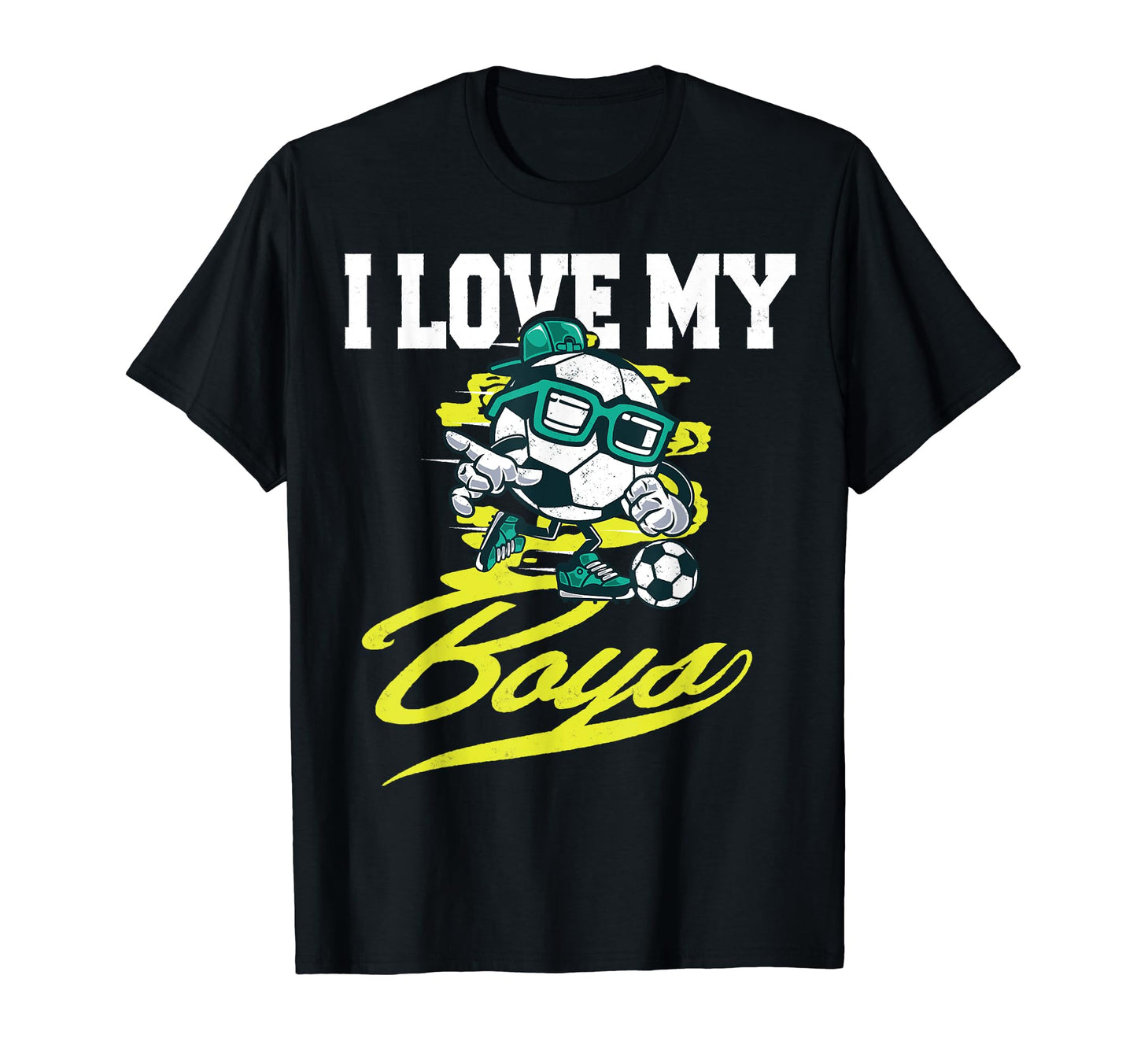 I Love My Soccer Gifts Mom And Dad T-Shirt - Trendy Graphic Unisex - T-Shirt, Sweatshirt, Hoodie