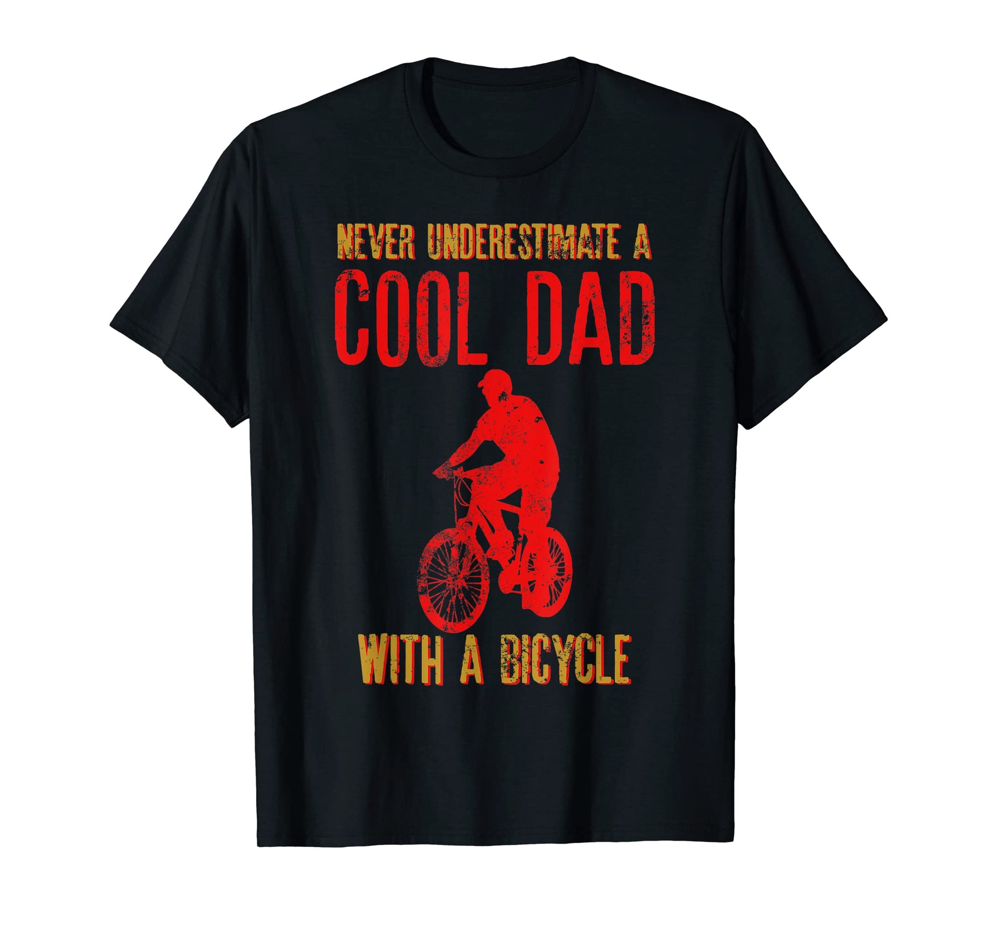 Mens Never Underestimate Dad T-Shirt - Fun Novelty Design for Adults - T-Shirt, Sweatshirt, Hoodie