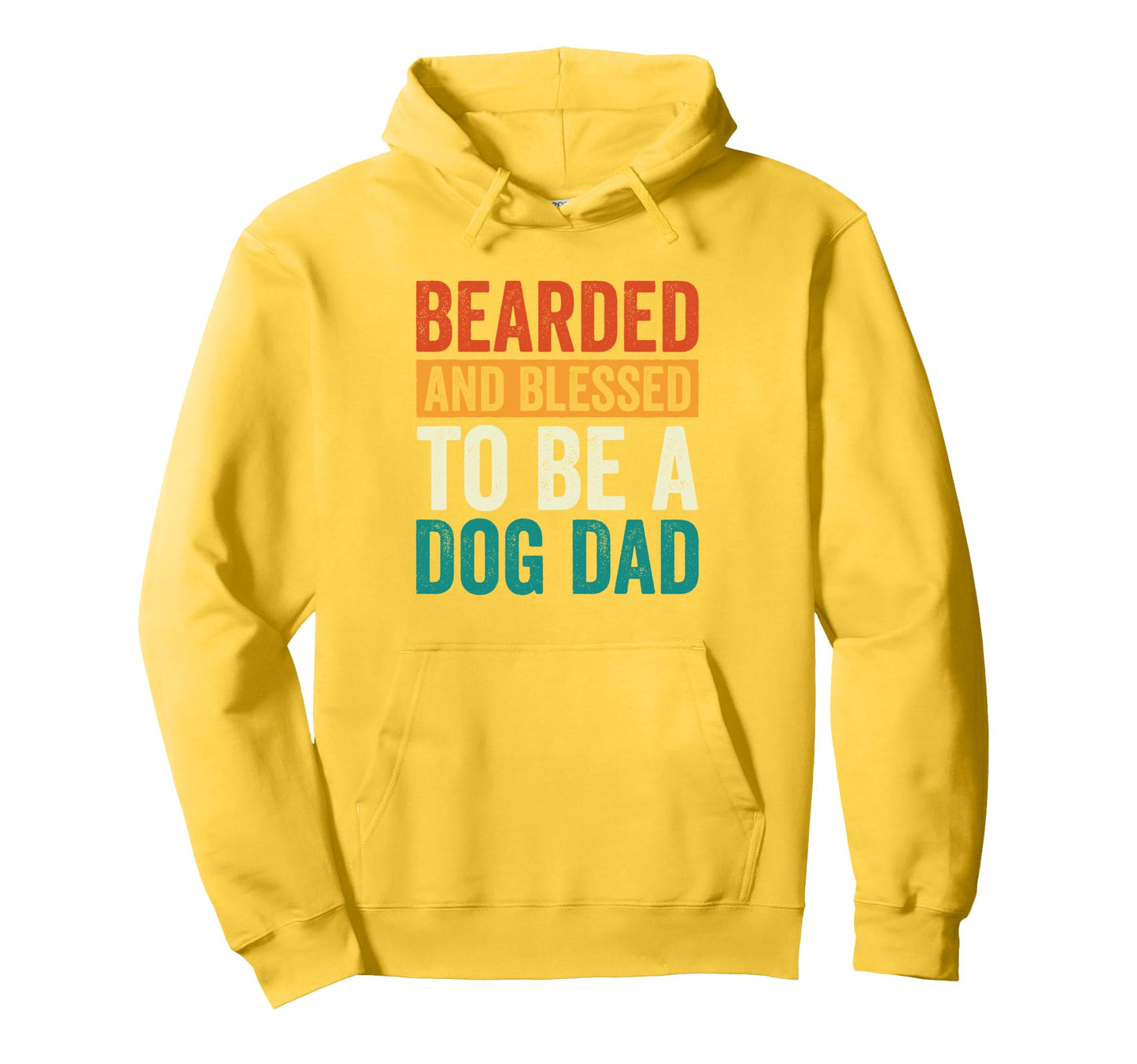 Bearded And Blessed Dog Lover Hoodie - Custom Art Print for Adults - T-Shirt, Sweatshirt, Hoodie