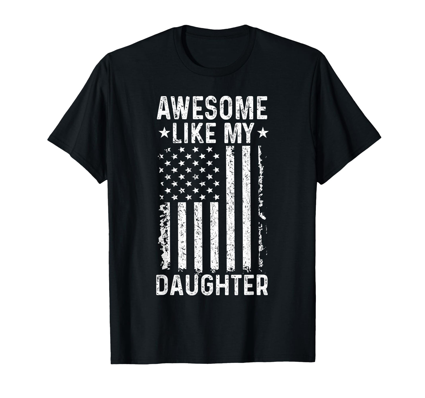 Awesome Like My Daughter Funny Dad From T-Shirt - Minimalist Print Unisex - T-Shirt, Sweatshirt, Hoodie