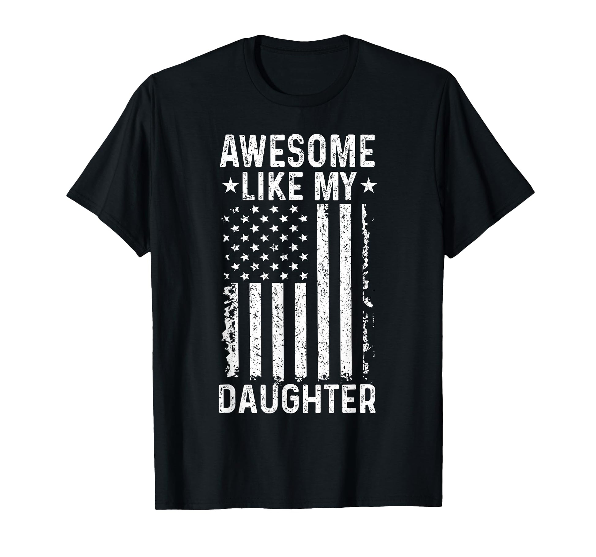 Awesome Like My Daughter Funny Dad From T-Shirt - Minimalist Print Unisex - T-Shirt, Sweatshirt, Hoodie