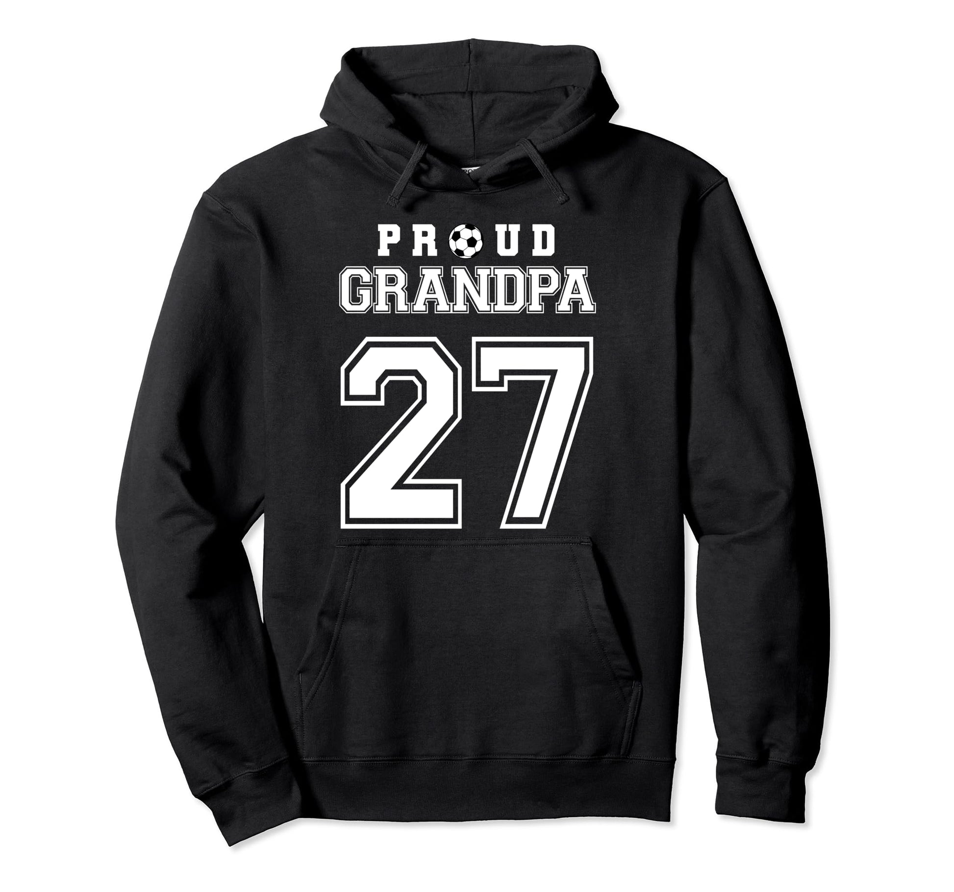 Number 27 Custom Proud Soccer Futbol Hoodie - Custom Art Print for Adults - T-Shirt, Sweatshirt, Hoodie