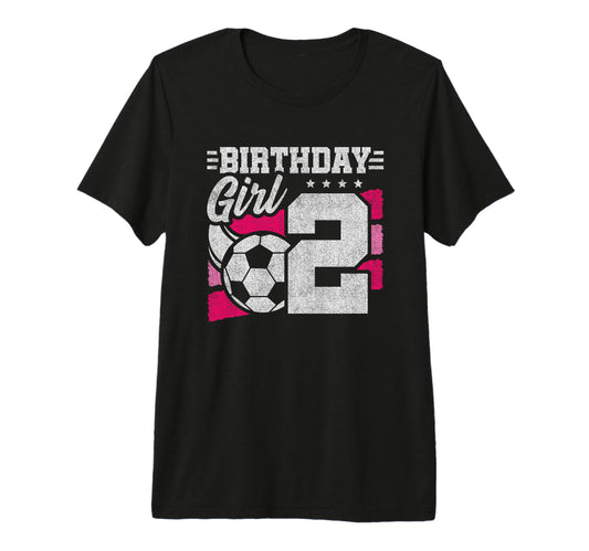 2 Year Old Soccer Birthday 2Nd T-Shirt - Casual Everyday Wear for Adults - T-Shirt, Sweatshirt, Hoodie